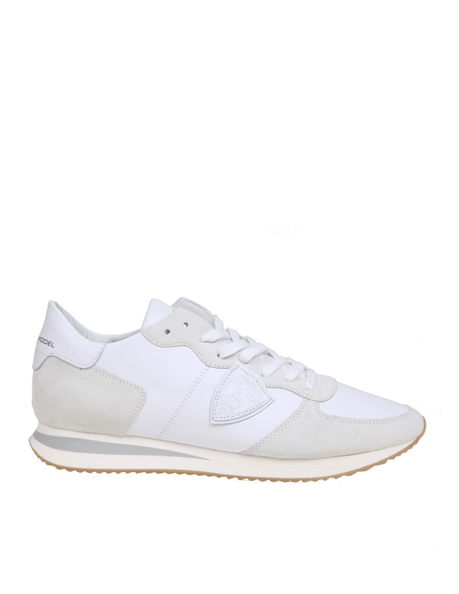 Philippe Model Trpx Sneakers In Leather And Suede