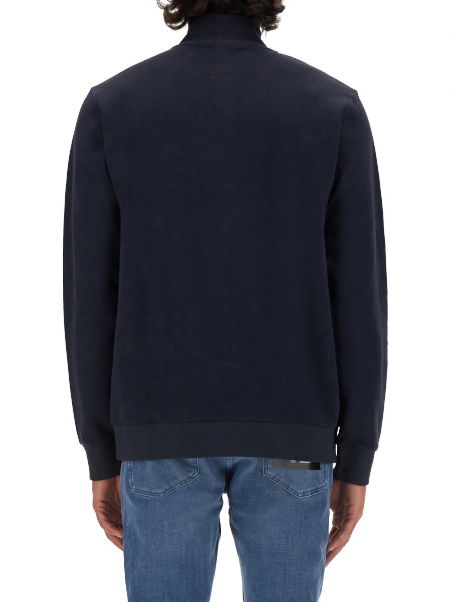 Hugo Boss Boss Sweatshirt With Logo In Blue