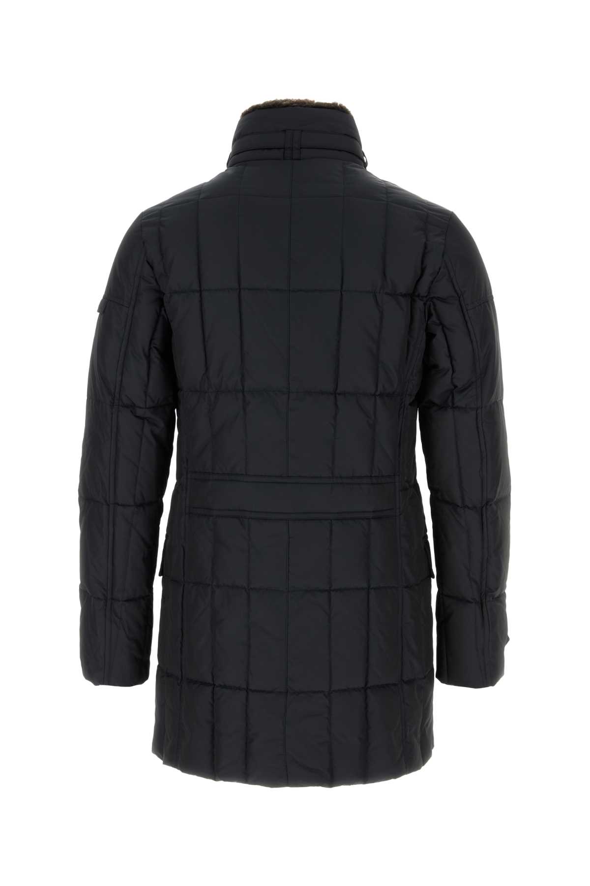 Moorer Slate Polyester Morris Down Jacket In Blu
