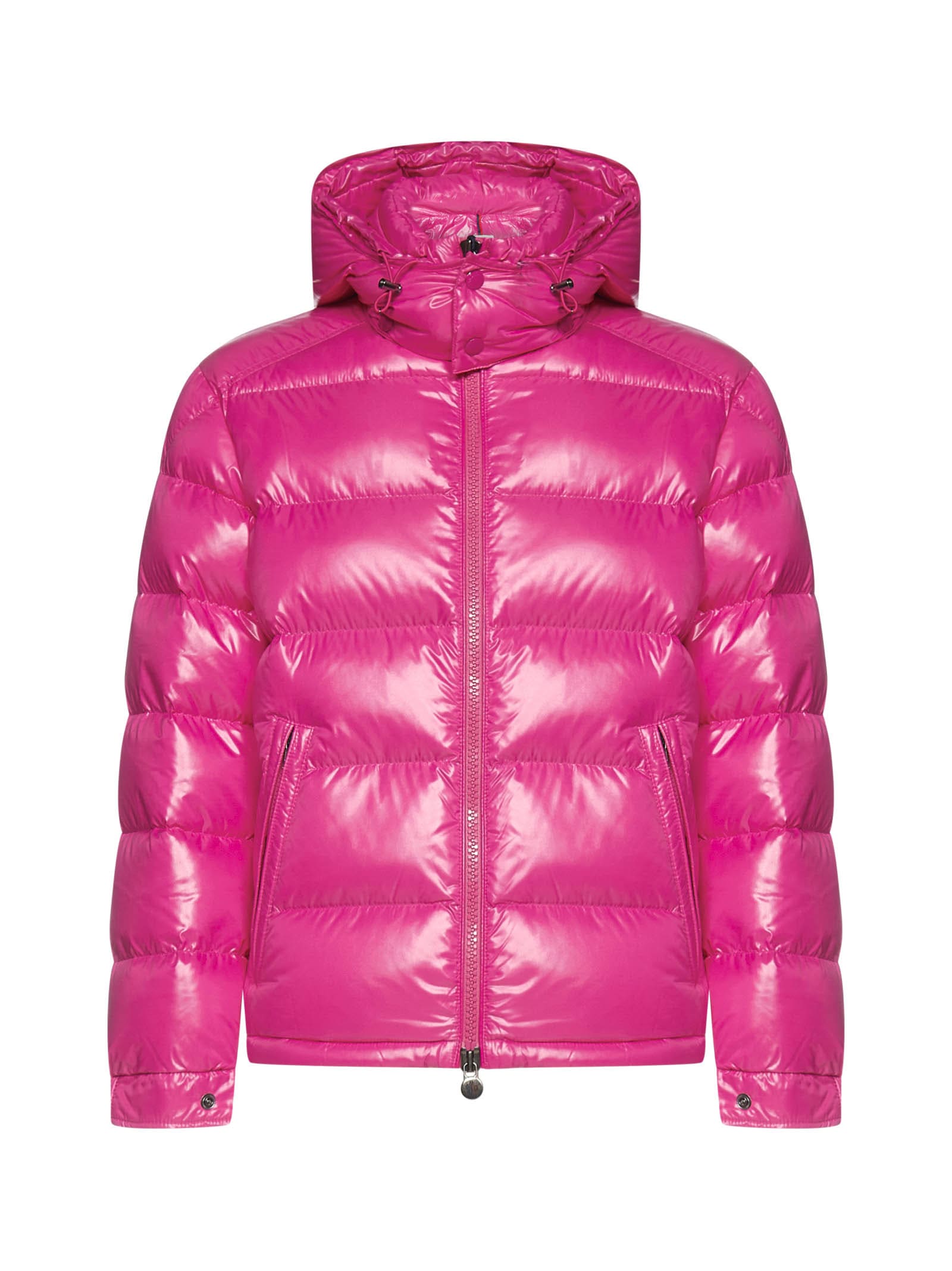Moncler Maya Padded Zip-front Jacket In Rosa