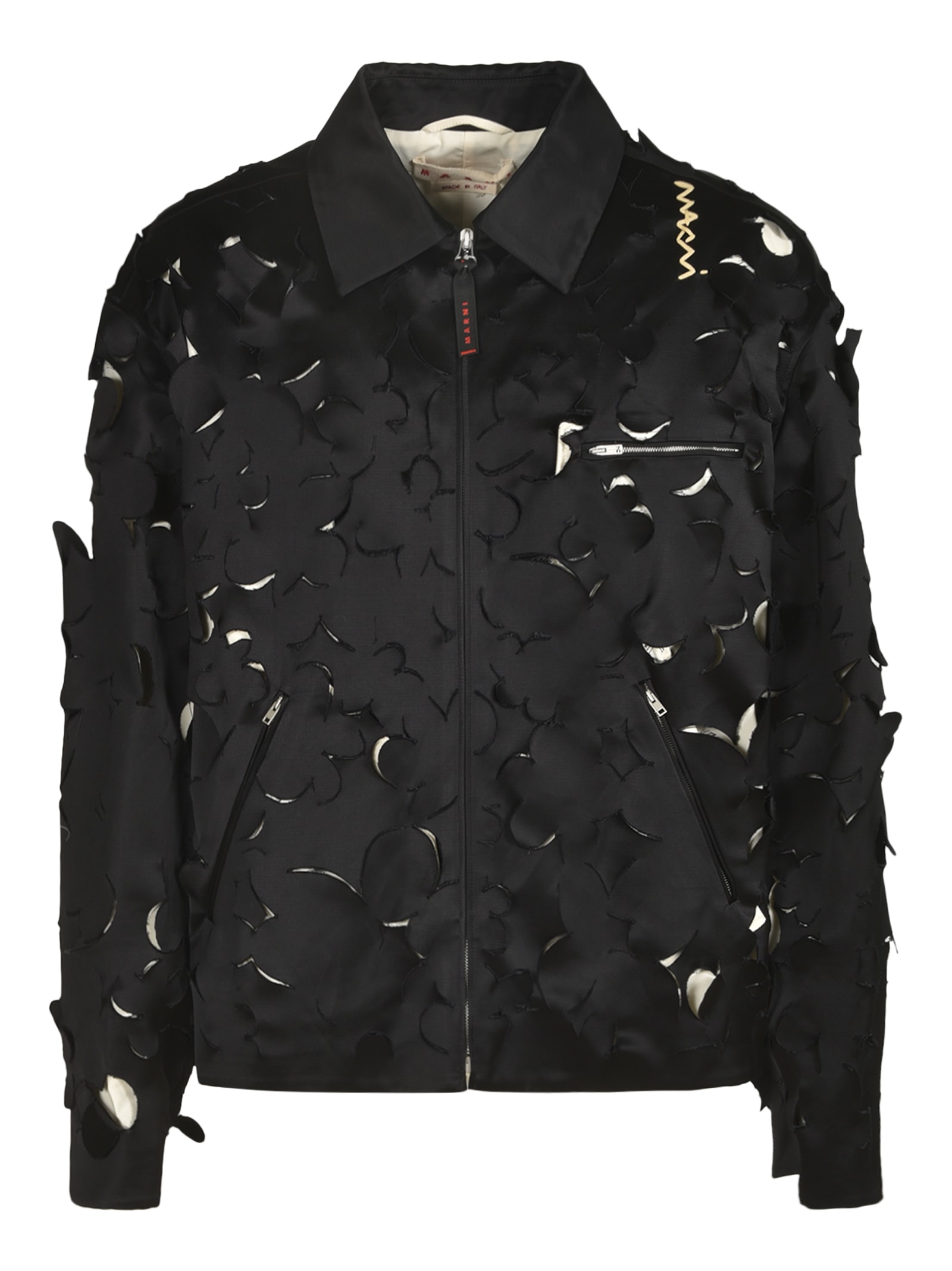 Embroidered Duchesse Cut-out Jacket