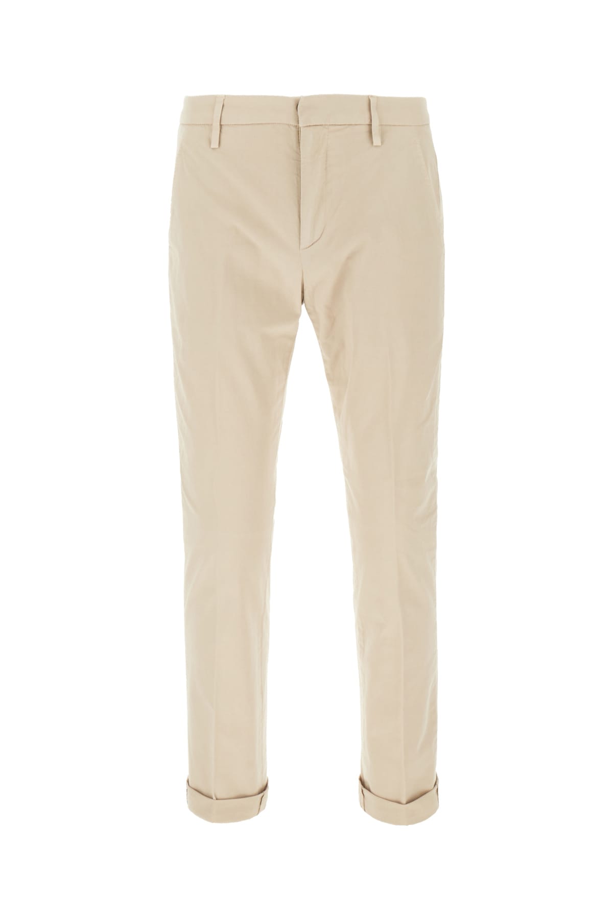 Dondup Cappuccino Stretch Cotton Chino Pants In 018