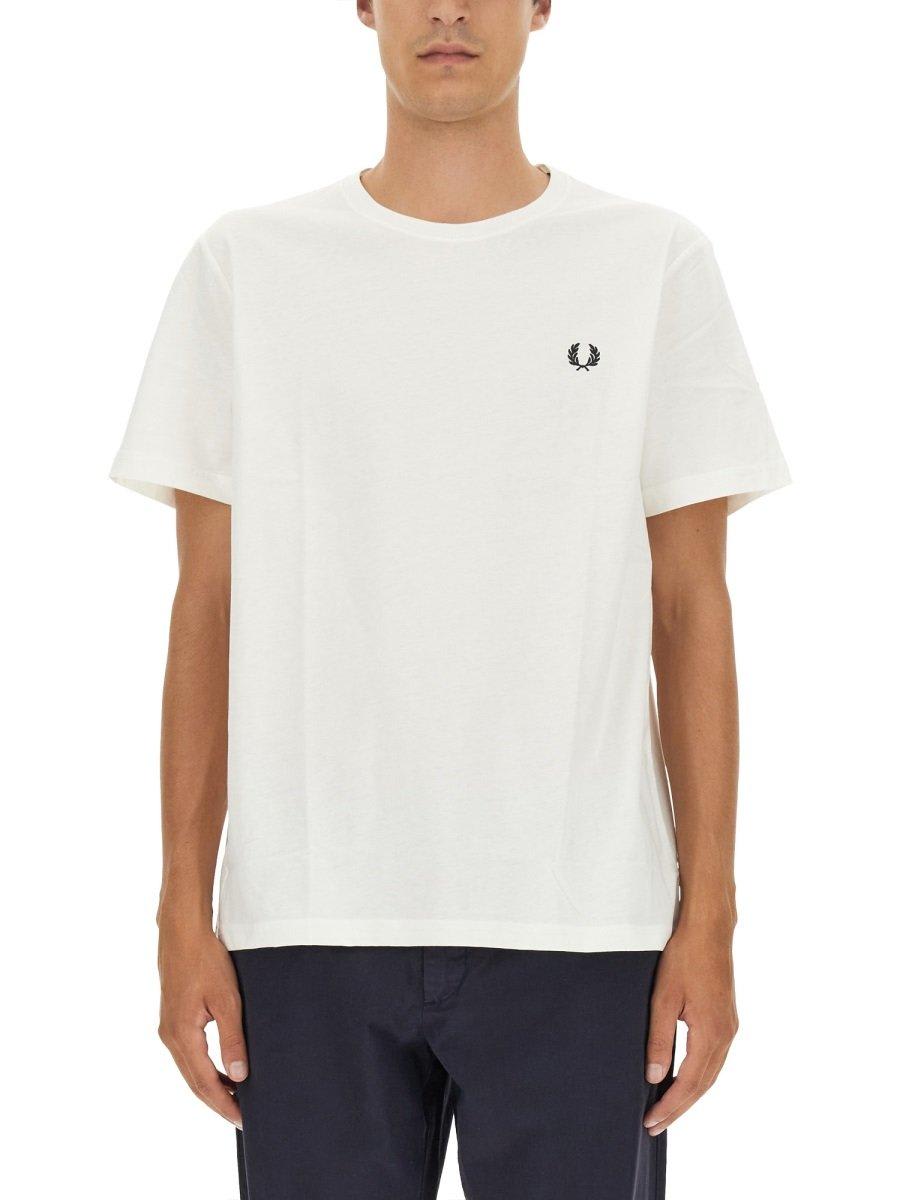 Logo-embroidered Crewneck T-shirt