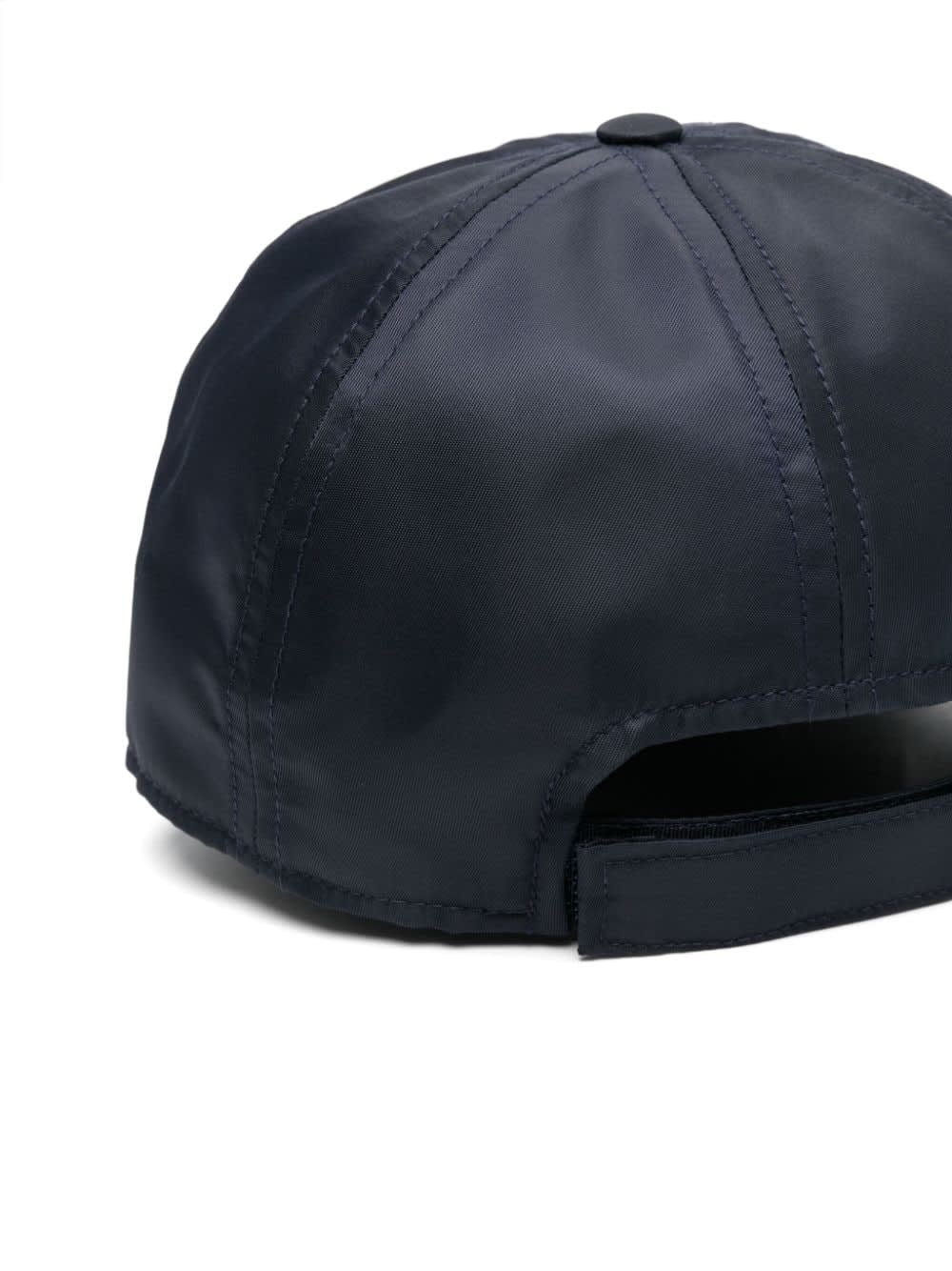 Borsalino Hiker Rain Baseball Cap In Blue