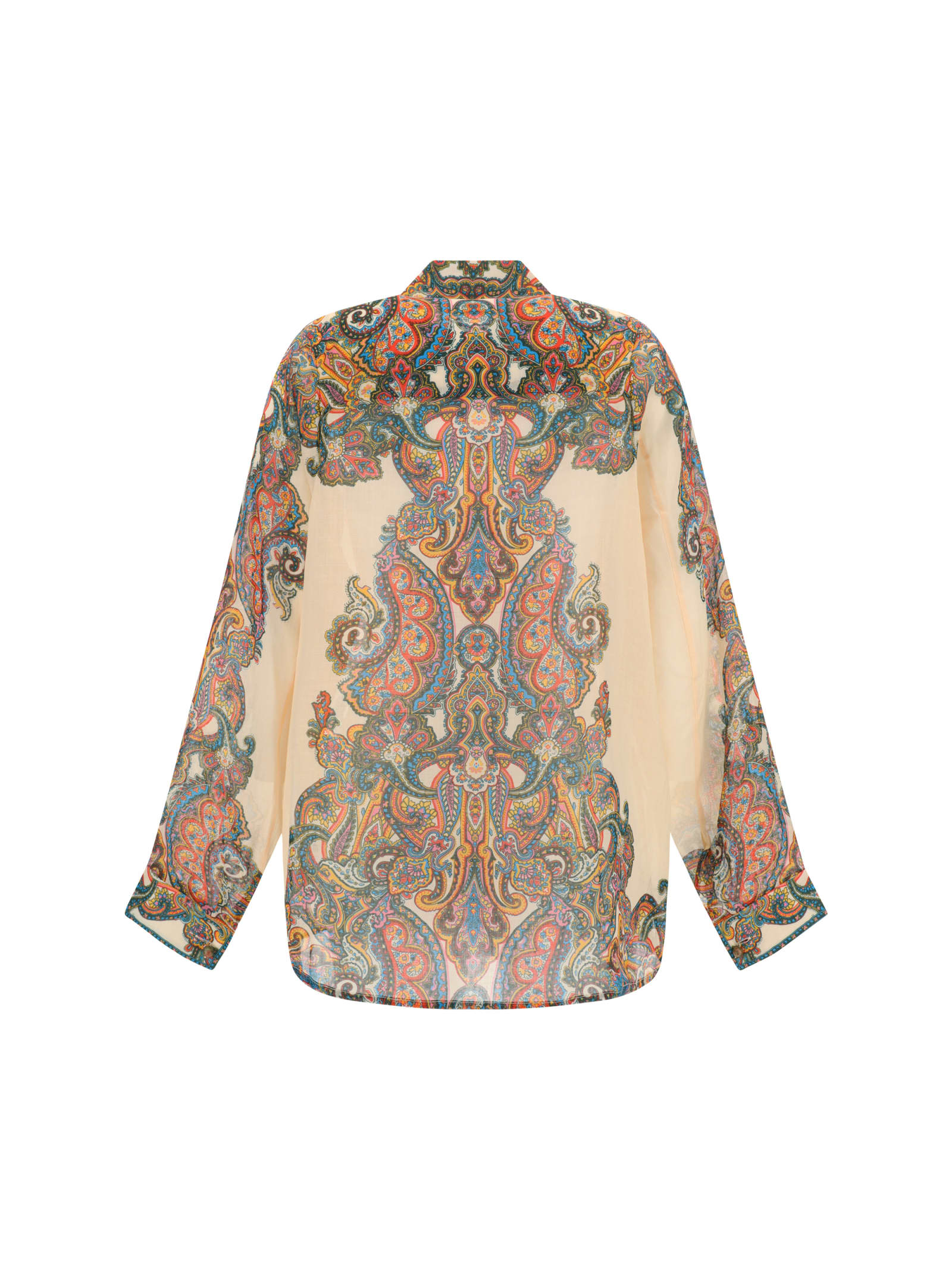 Shop Zimmermann Ottie Shirt In Multi Paisley