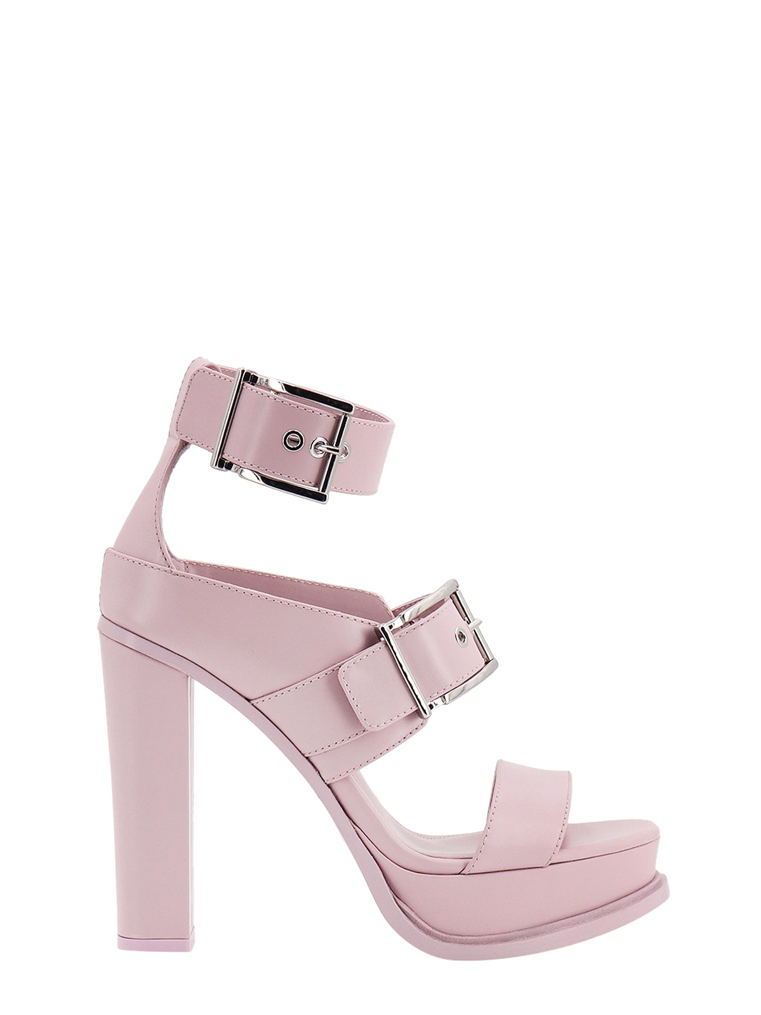 Shop Alexander Mcqueen Sandals In Pink