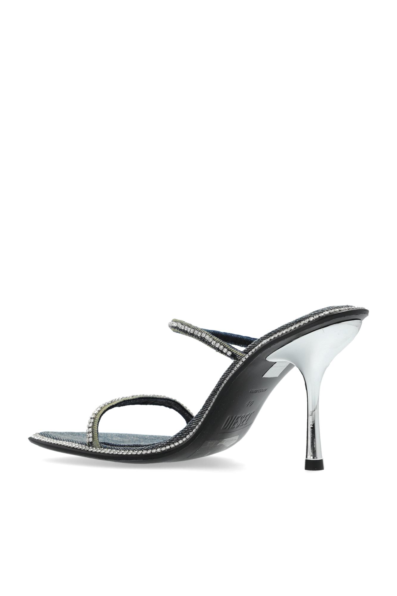Shop Diesel Heeled Mules D-havanna