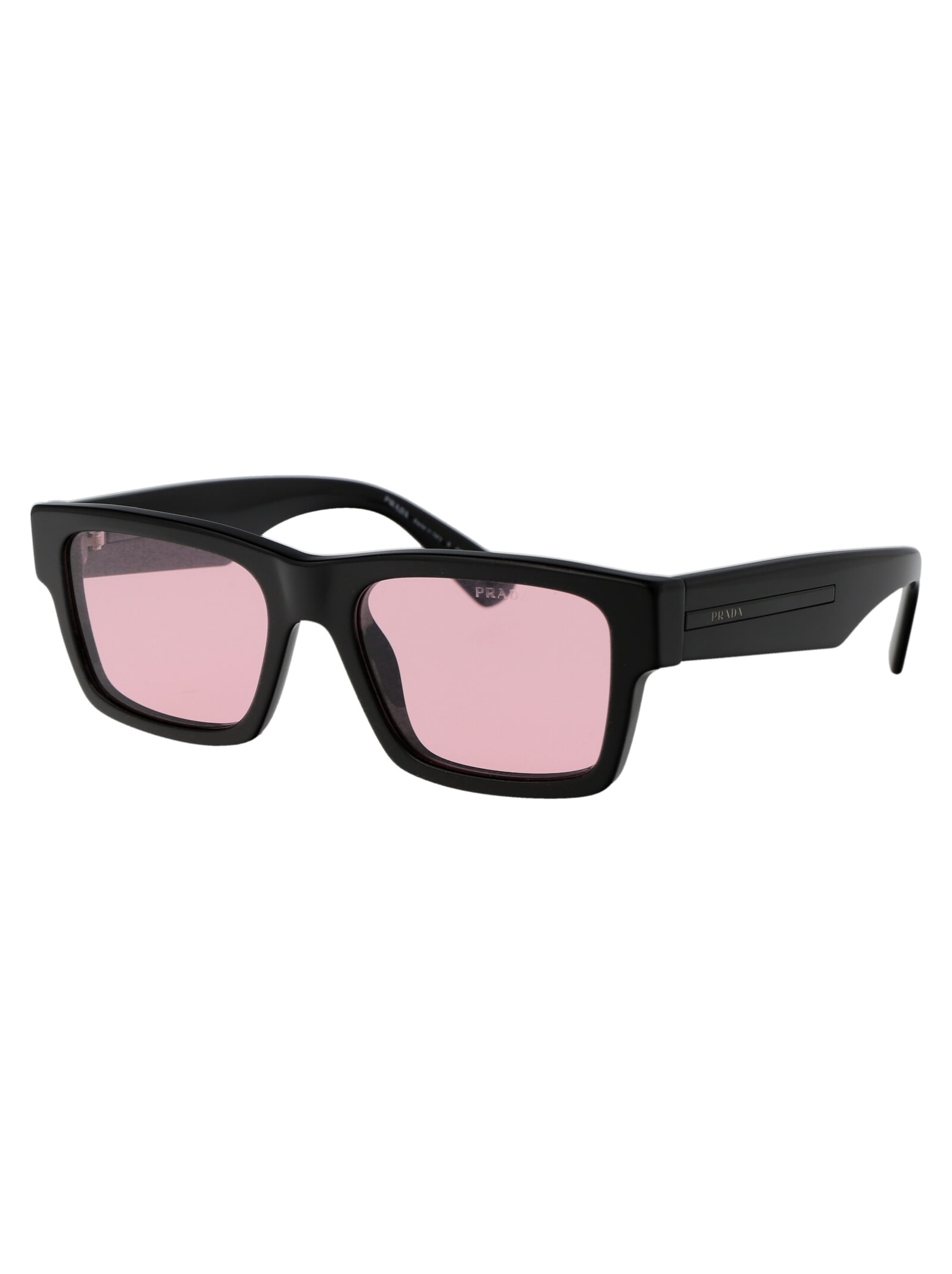 Shop Prada 0pr 25zs Sunglasses In 1ab05z Black