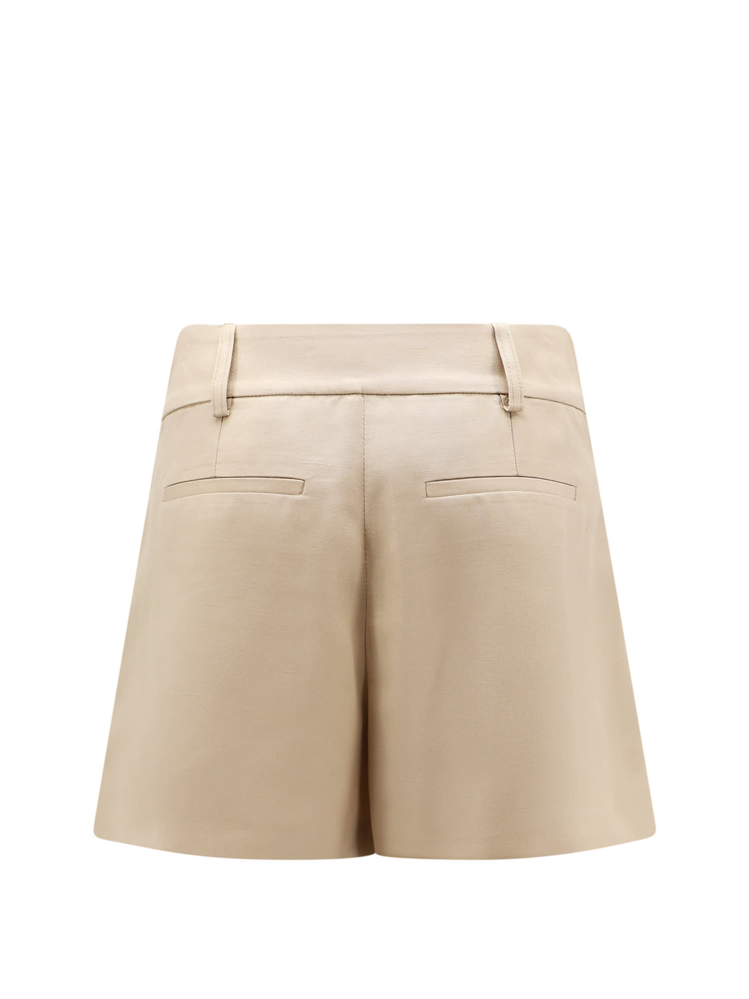 Shop Stella Mccartney Shorts In Sand (beige)