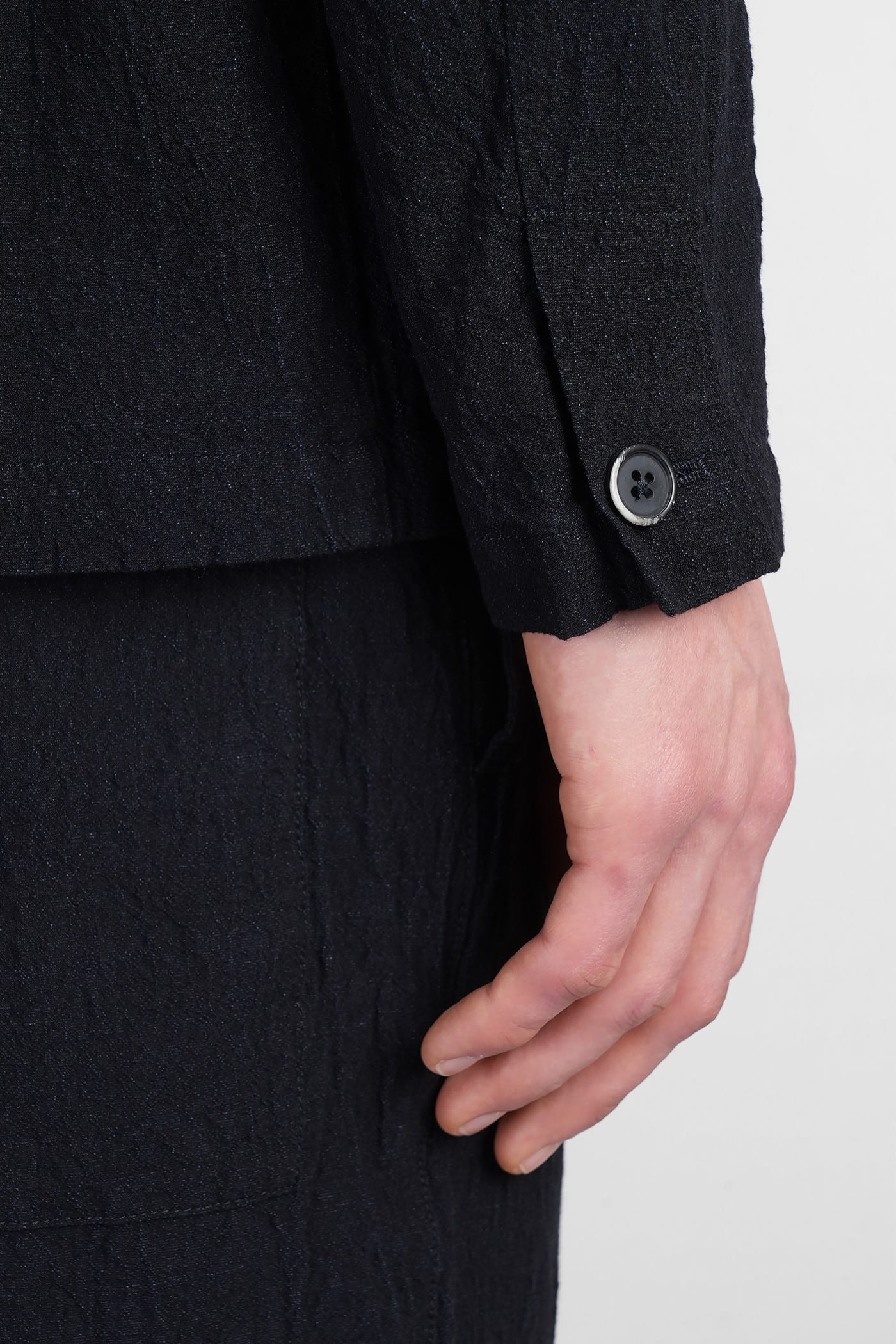 BARENA VENEZIA REFADA BLAZER IN BLUE COTTON 