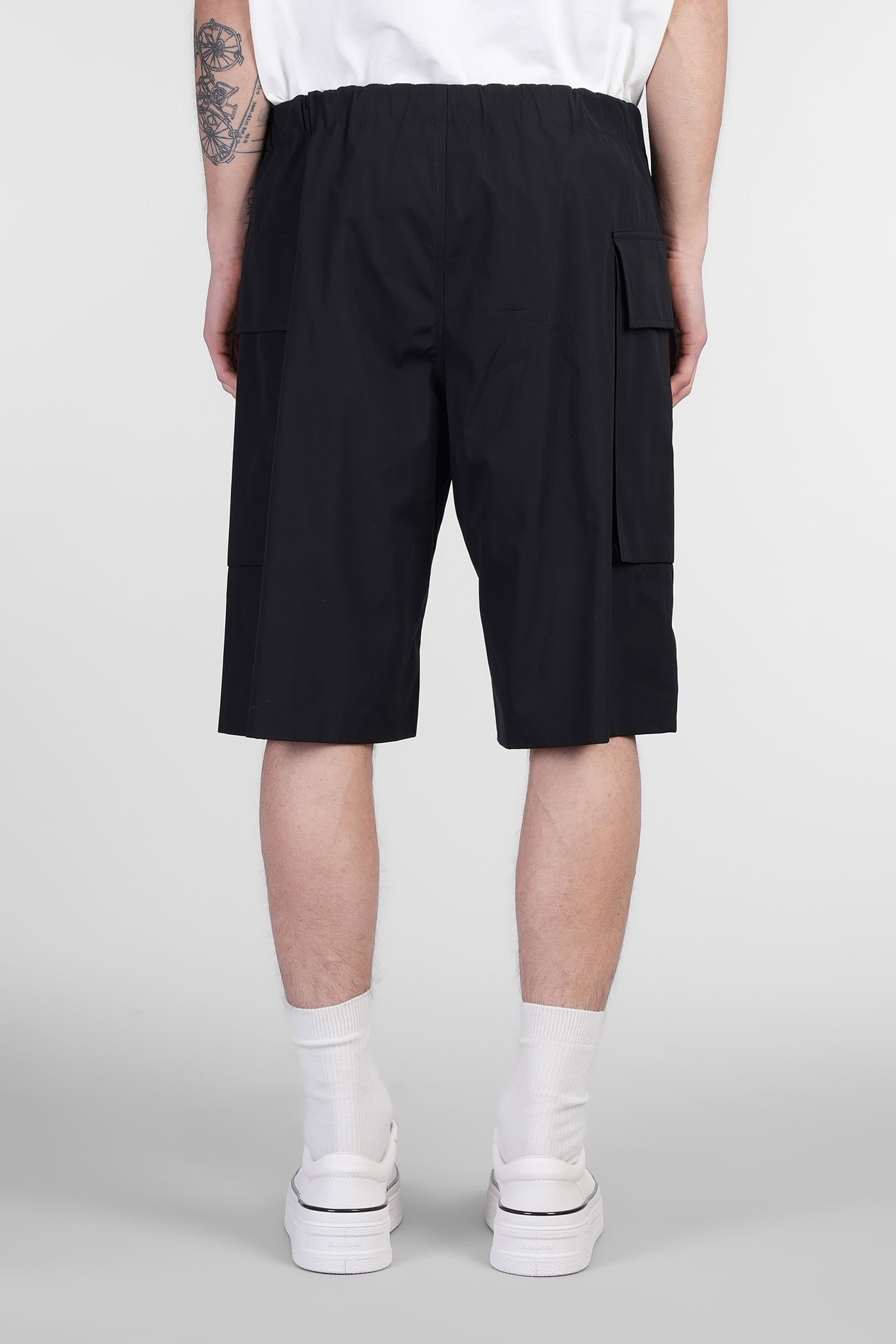 Jil Sander Shorts In Black Cotton In Black