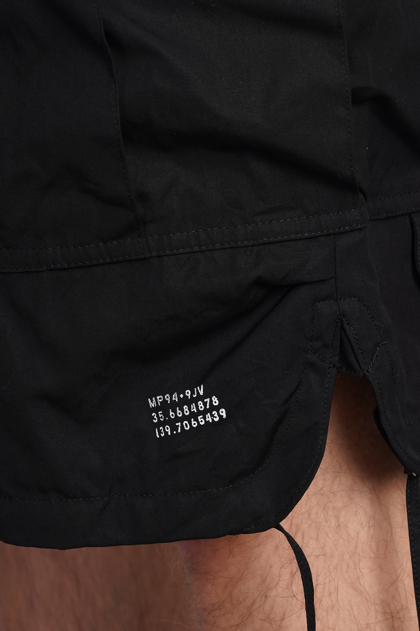 Shop Undercover Shorts In Black Cotton