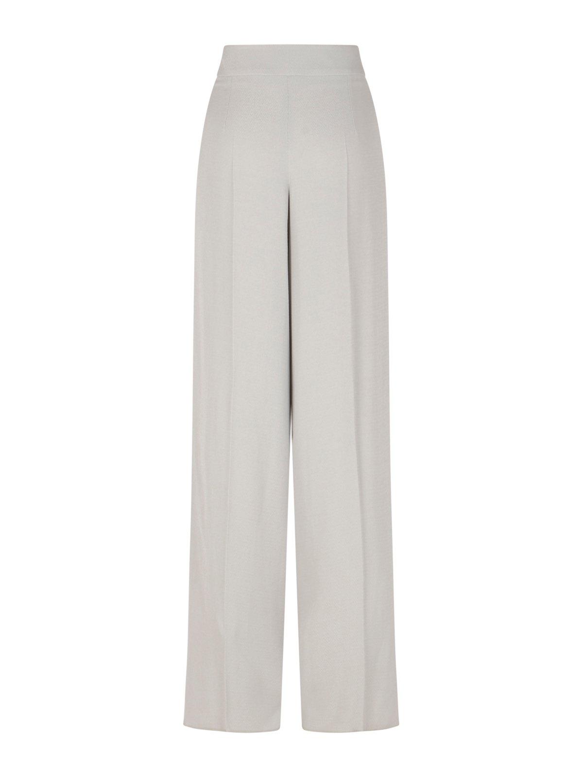 EMPORIO ARMANI CREPE WIDE LEG PANTS