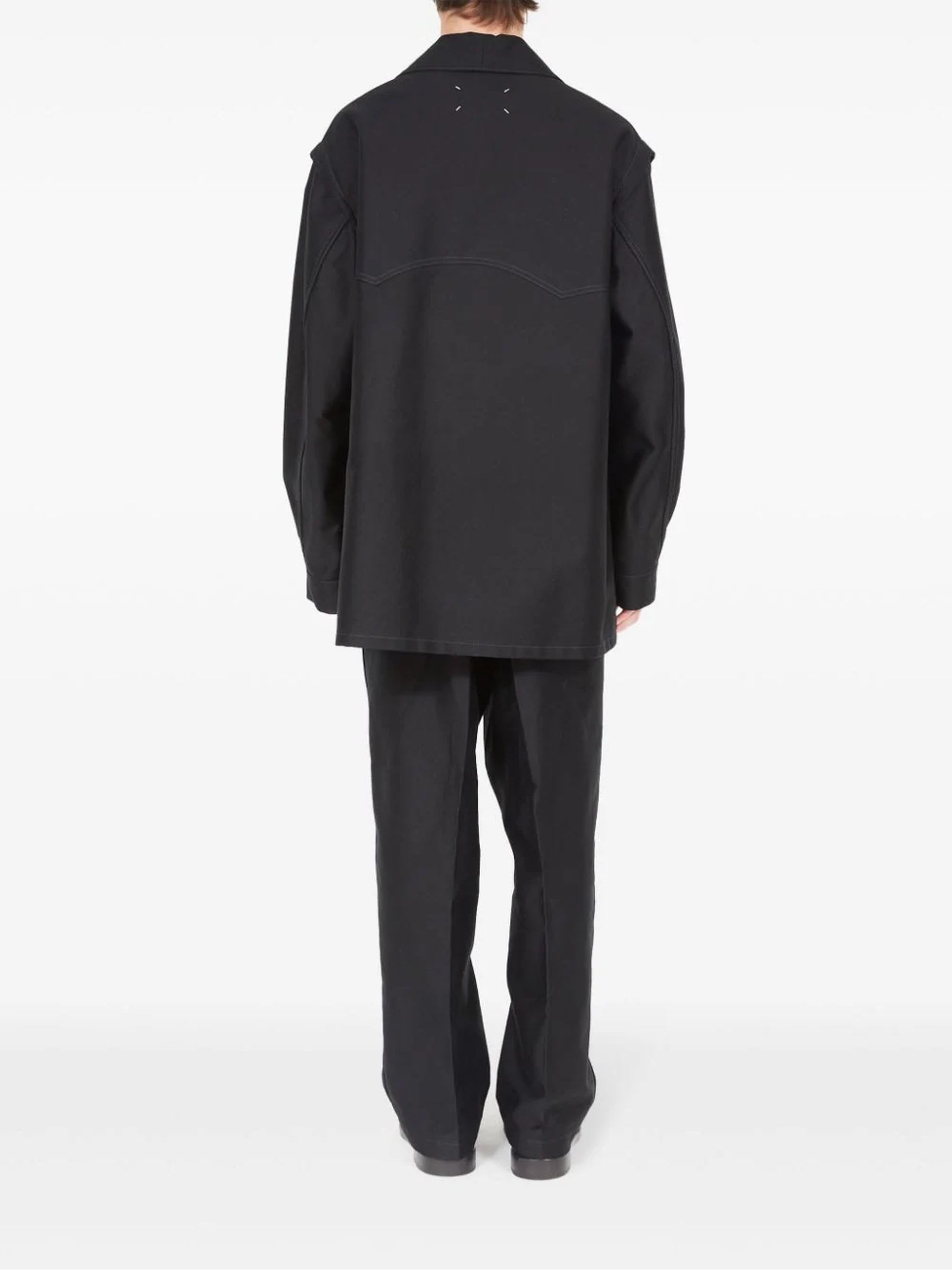 Shop Maison Margiela Coats Black