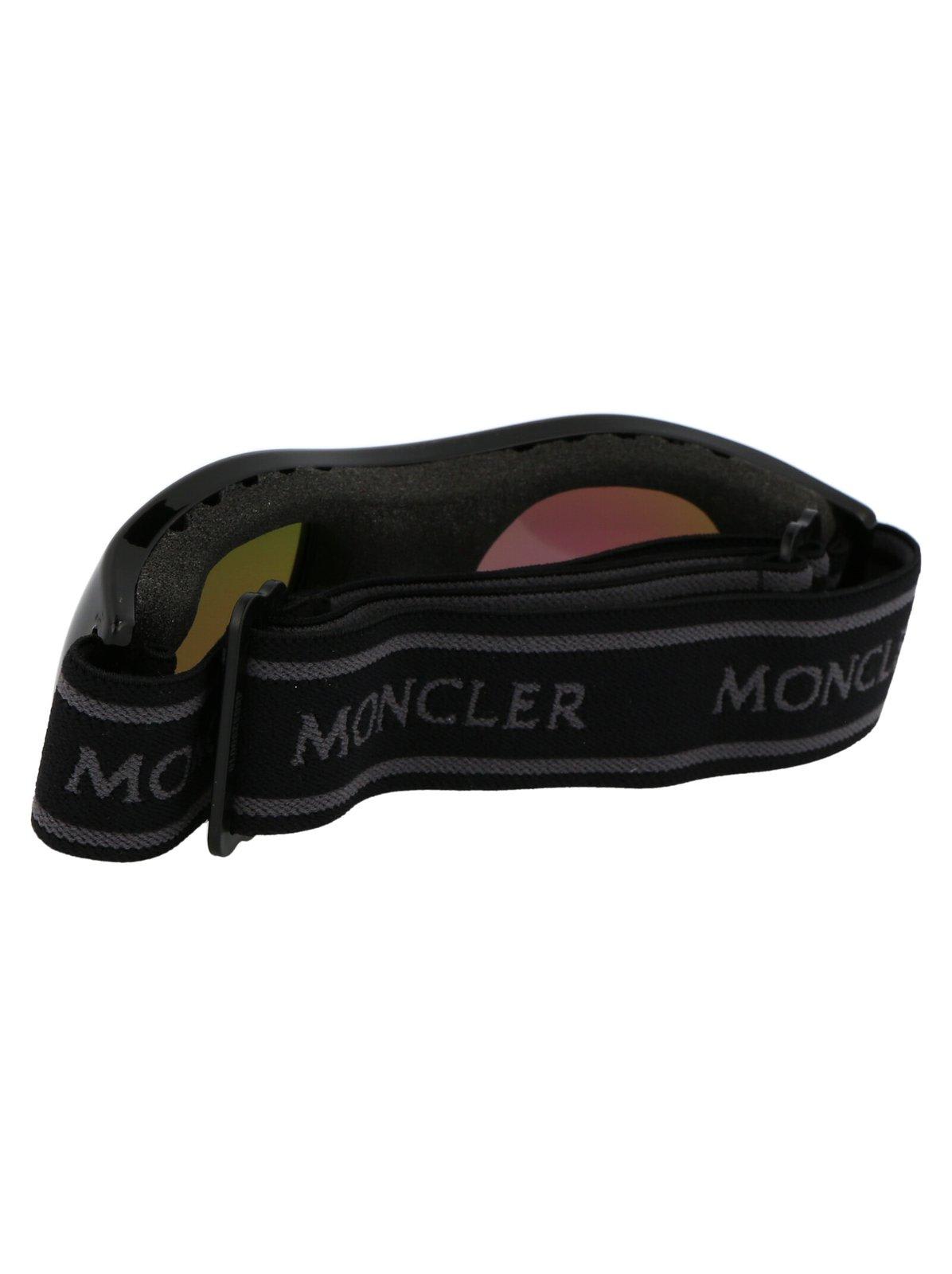 Shop Moncler Shield Mountaineering Goggles In 01x