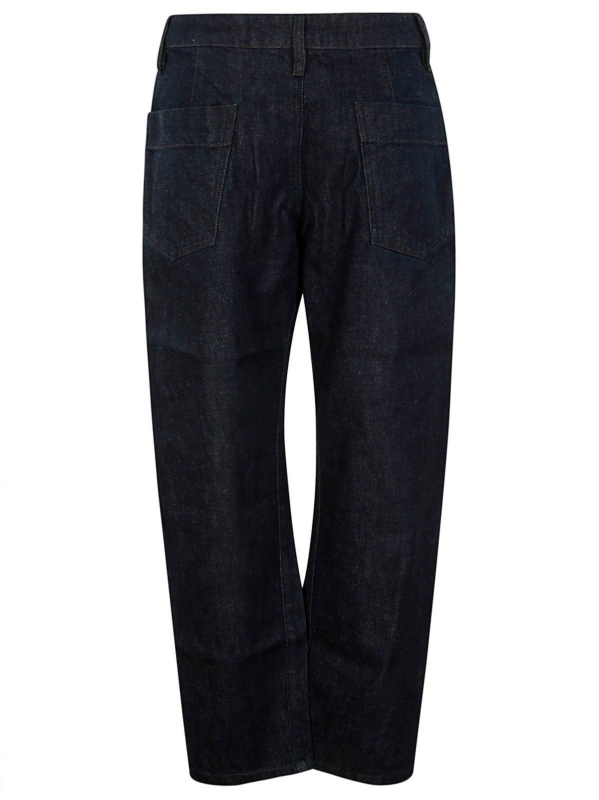 Lemaire Twisted High-rise Straight Jeans In Bl760