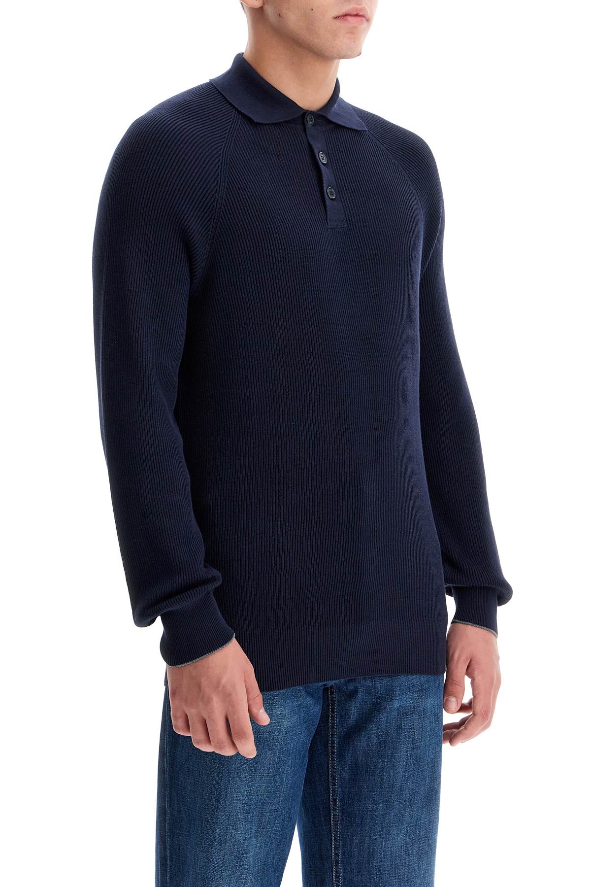 Brunello Cucinelli Polo M/l In Cw425