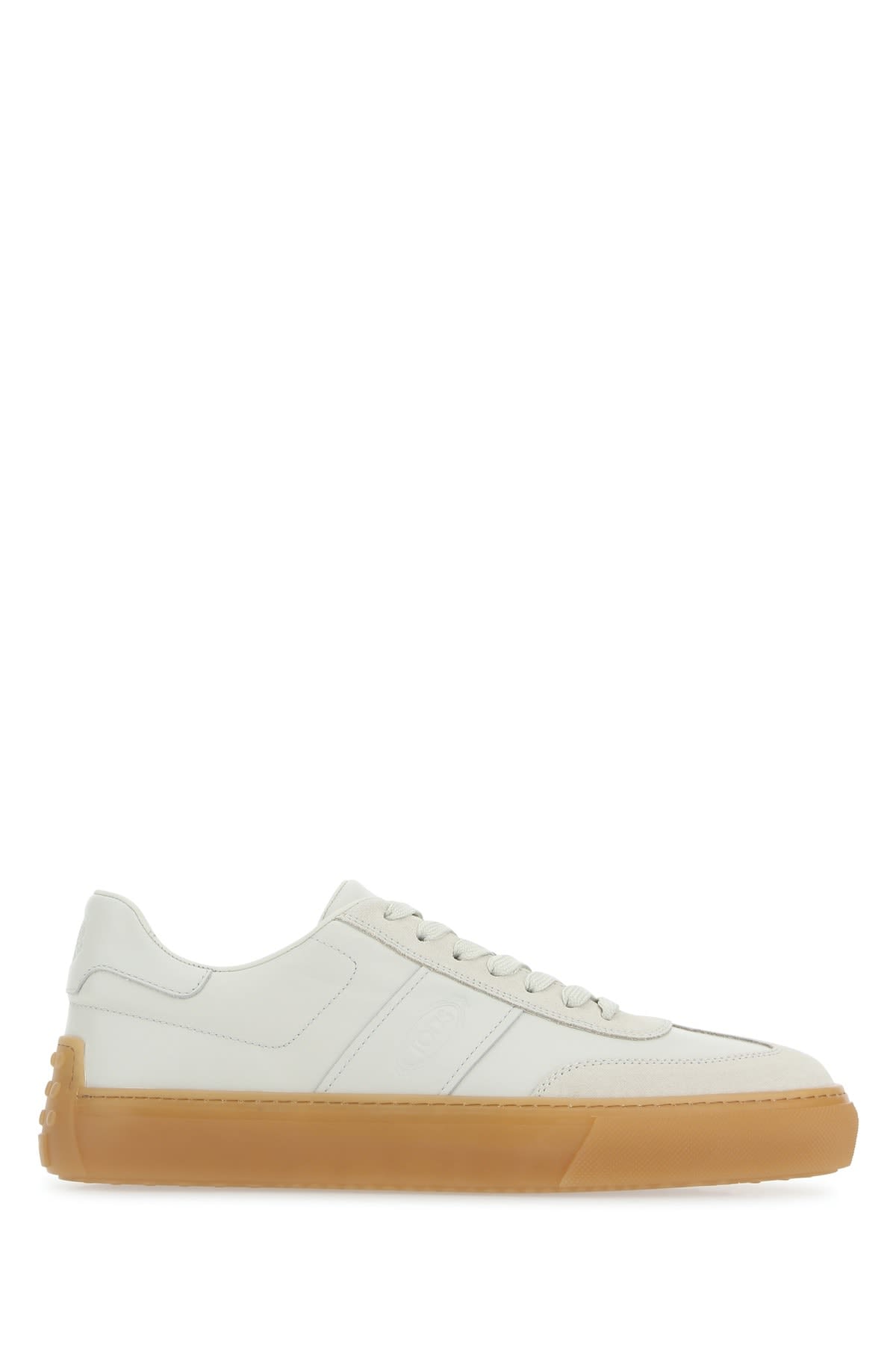 Tod's Leather Sneaker In Ivory