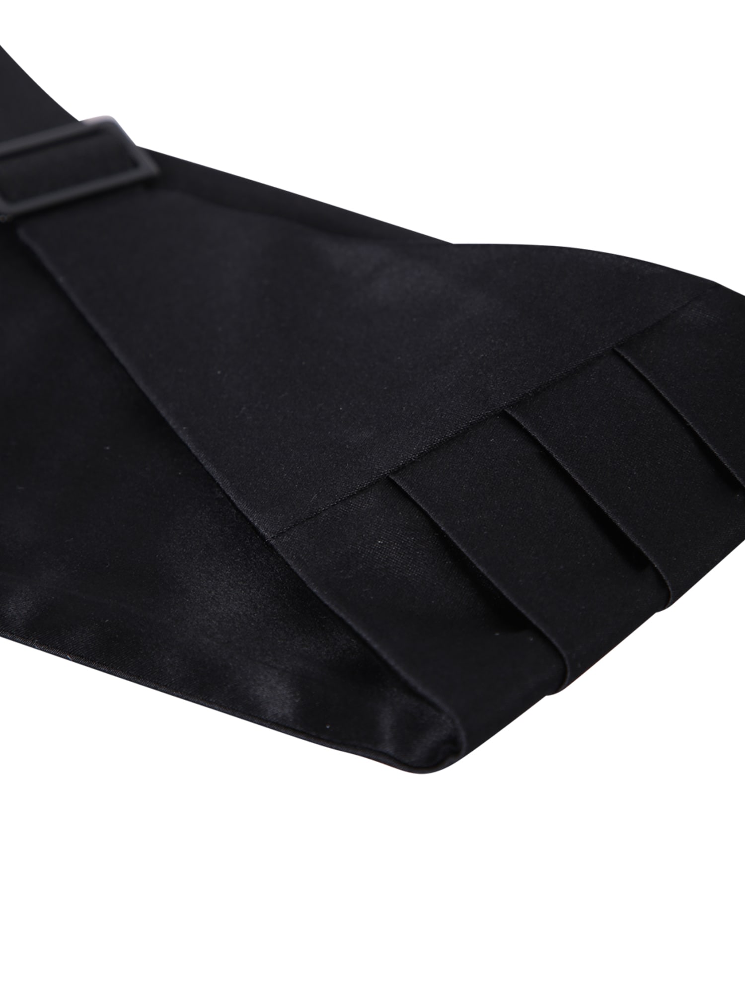 Shop Dolce & Gabbana Silk Black Cummerbund