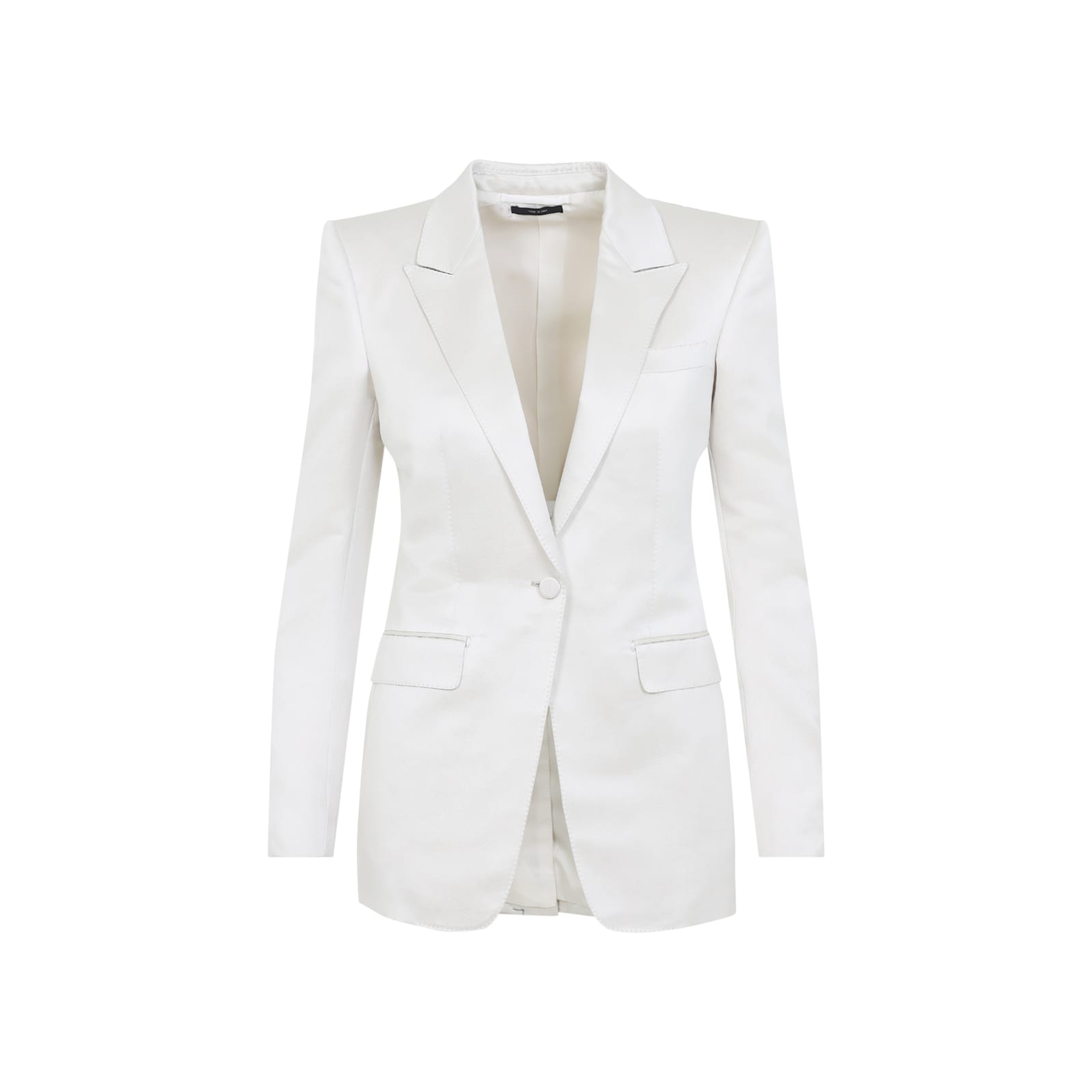 Tom Ford Tailored Jacket With Notched Lapels And Pockets In Pink