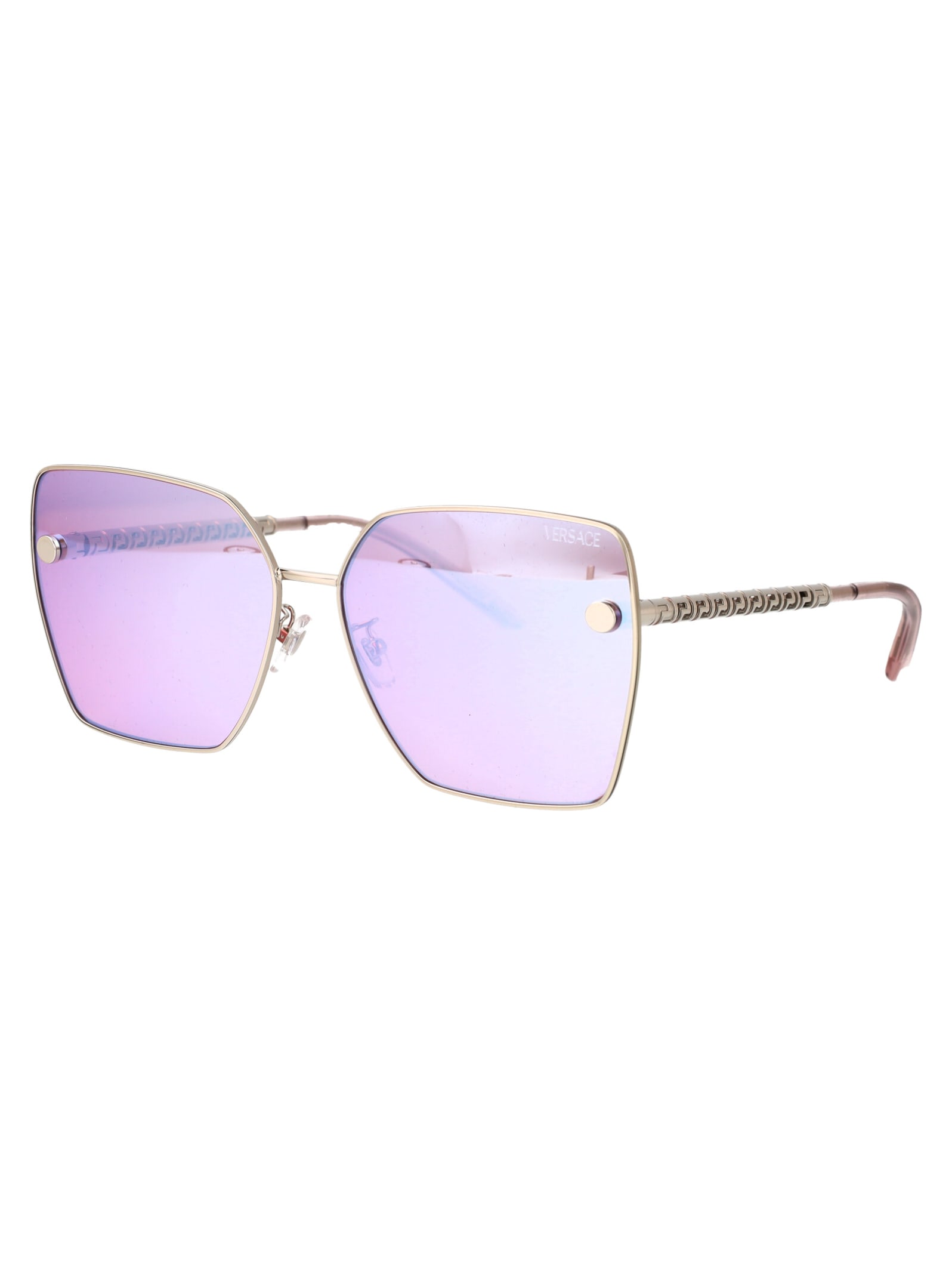 Shop Versace 0ve2270d Sunglasses In 10007v Silver