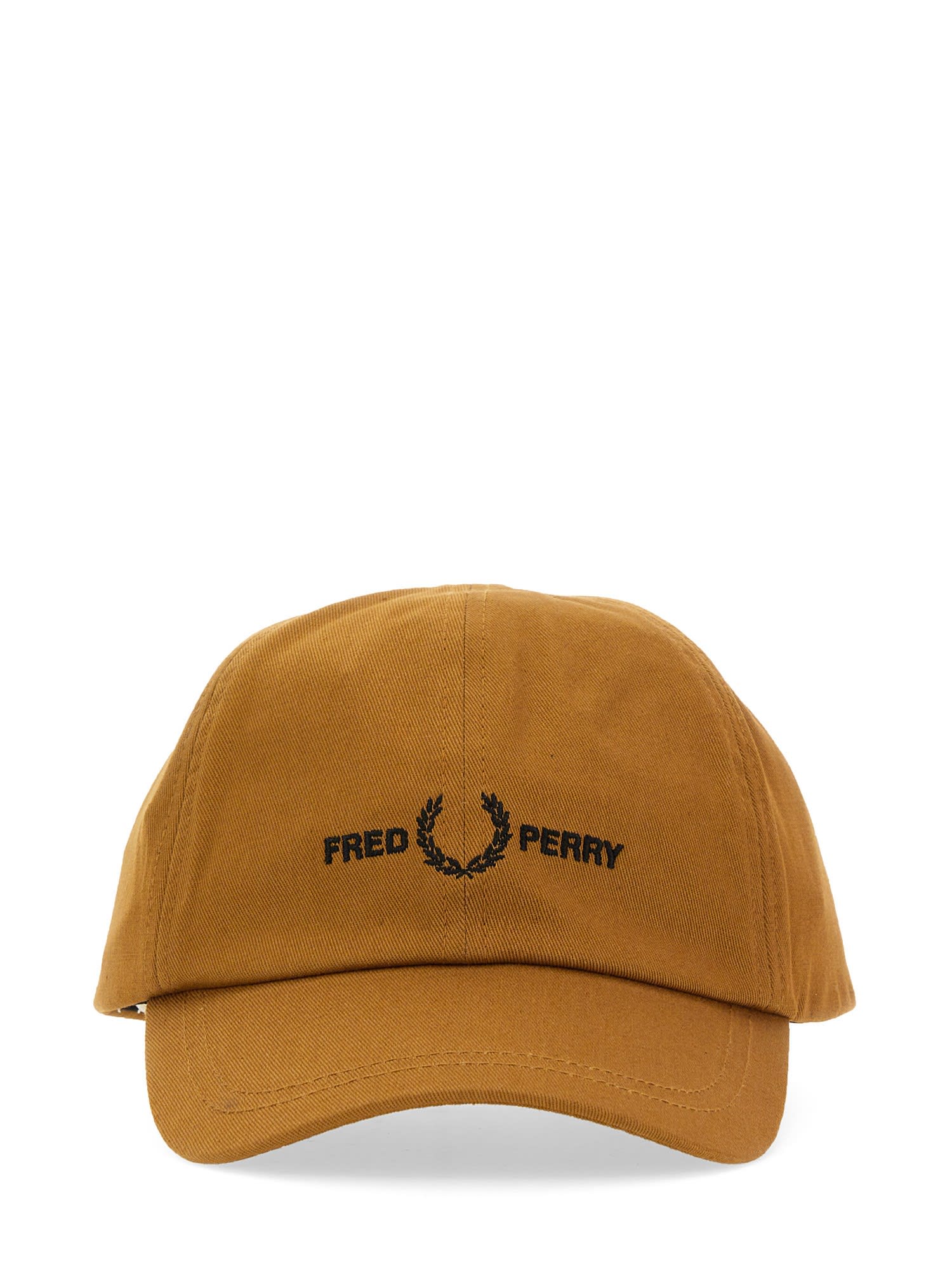 beschermen Gymnastiek waarheid Fred Perry Large Logo Cap In Tan-brown | ModeSens