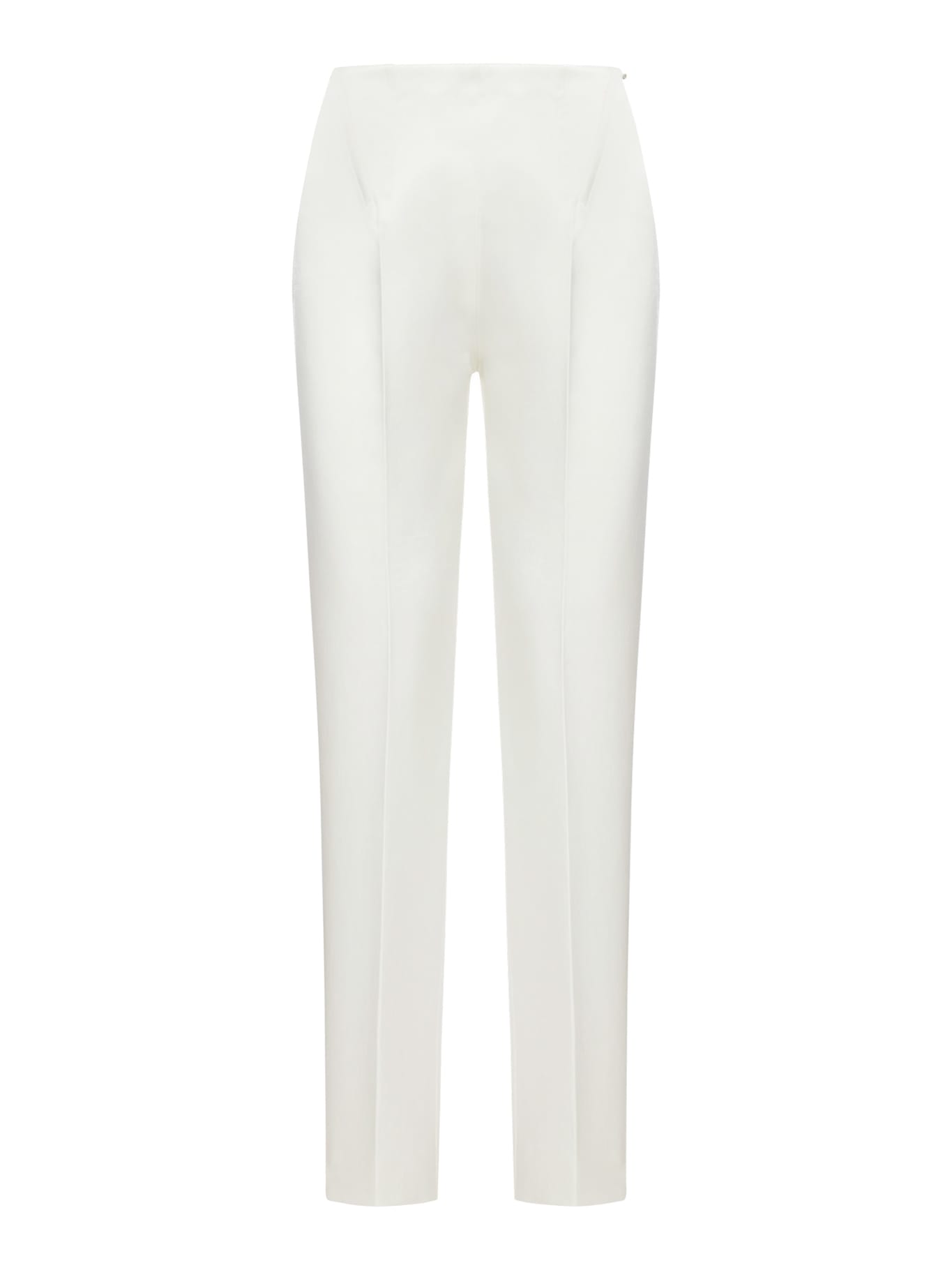 Shop Sportmax Netto Pants In White