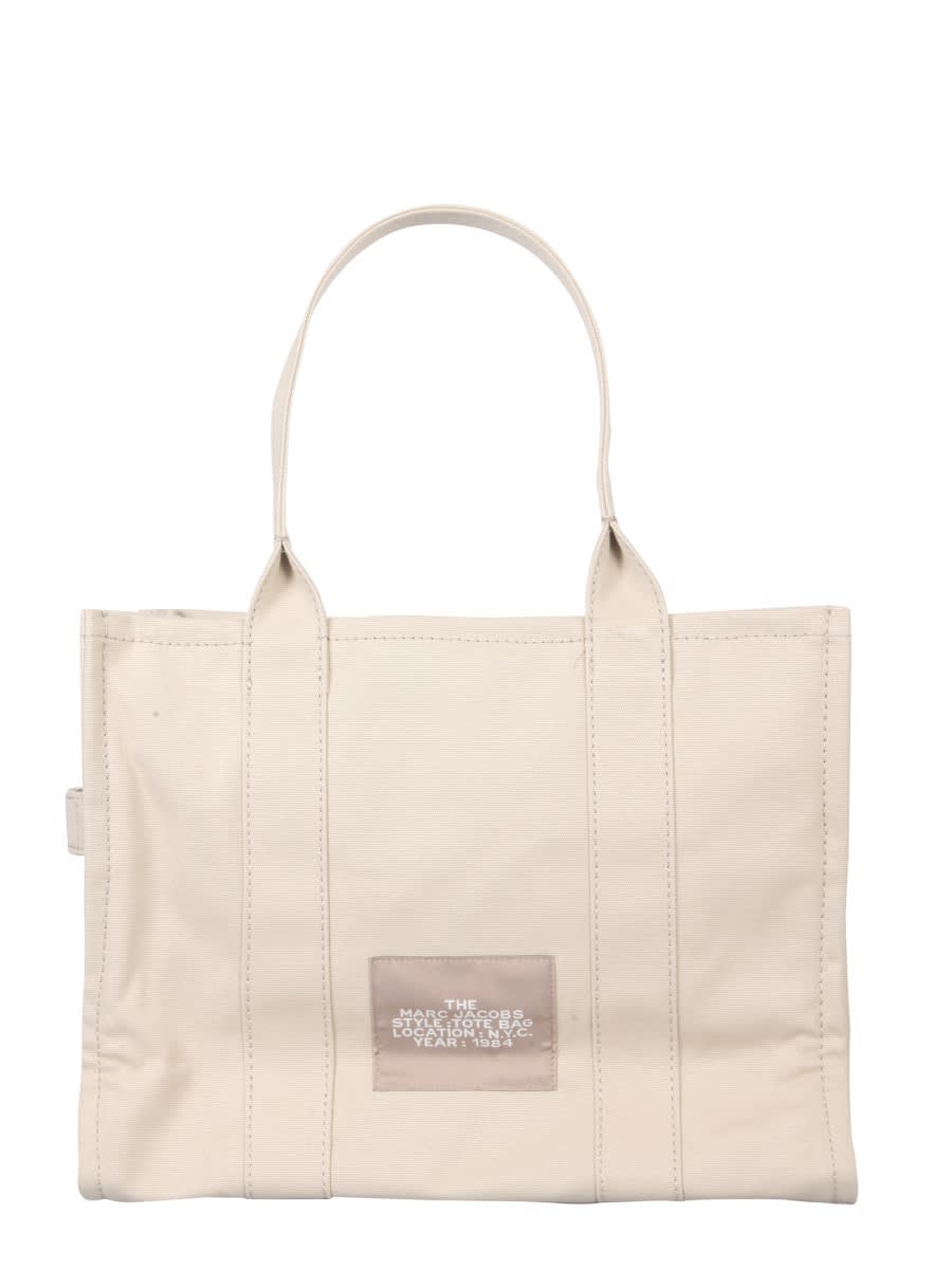 Shop Marc Jacobs The Tote Large Bag In Beige