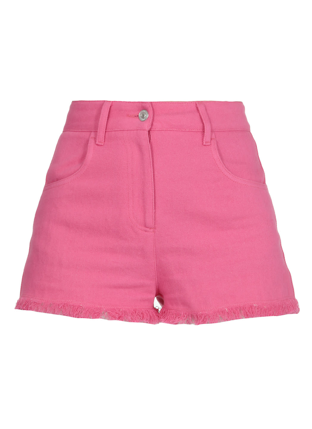 MSGM Cotton And Linen Shorts