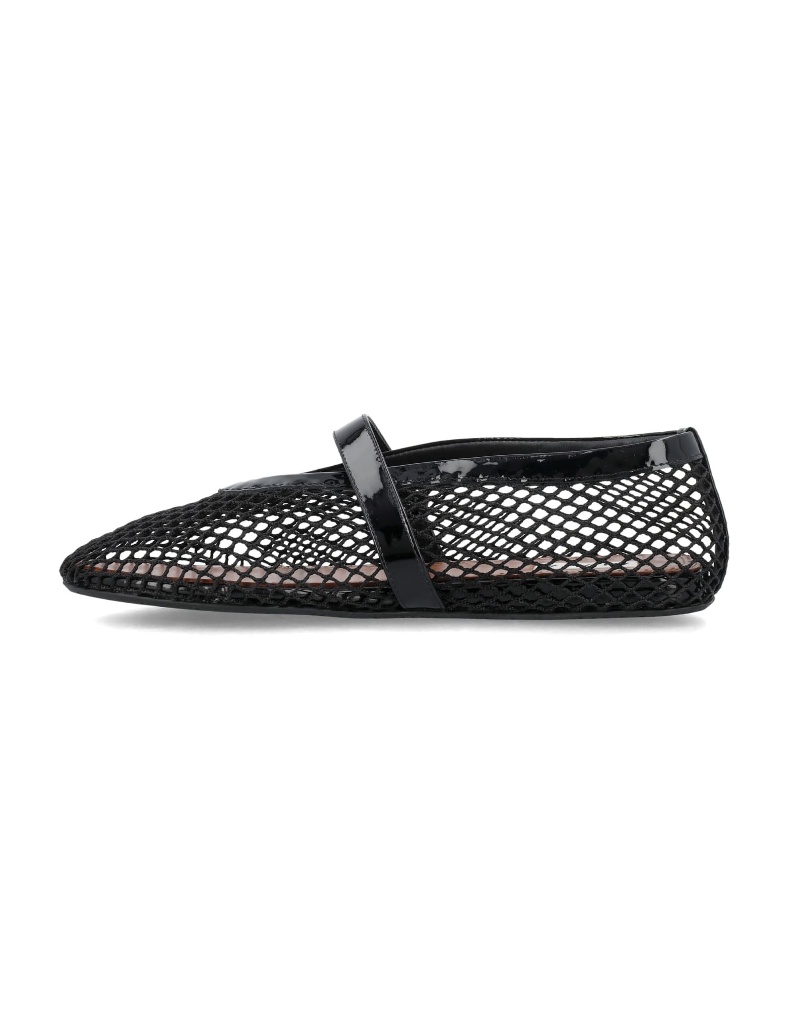 ALAÏA FISHNET BALLET FLAT