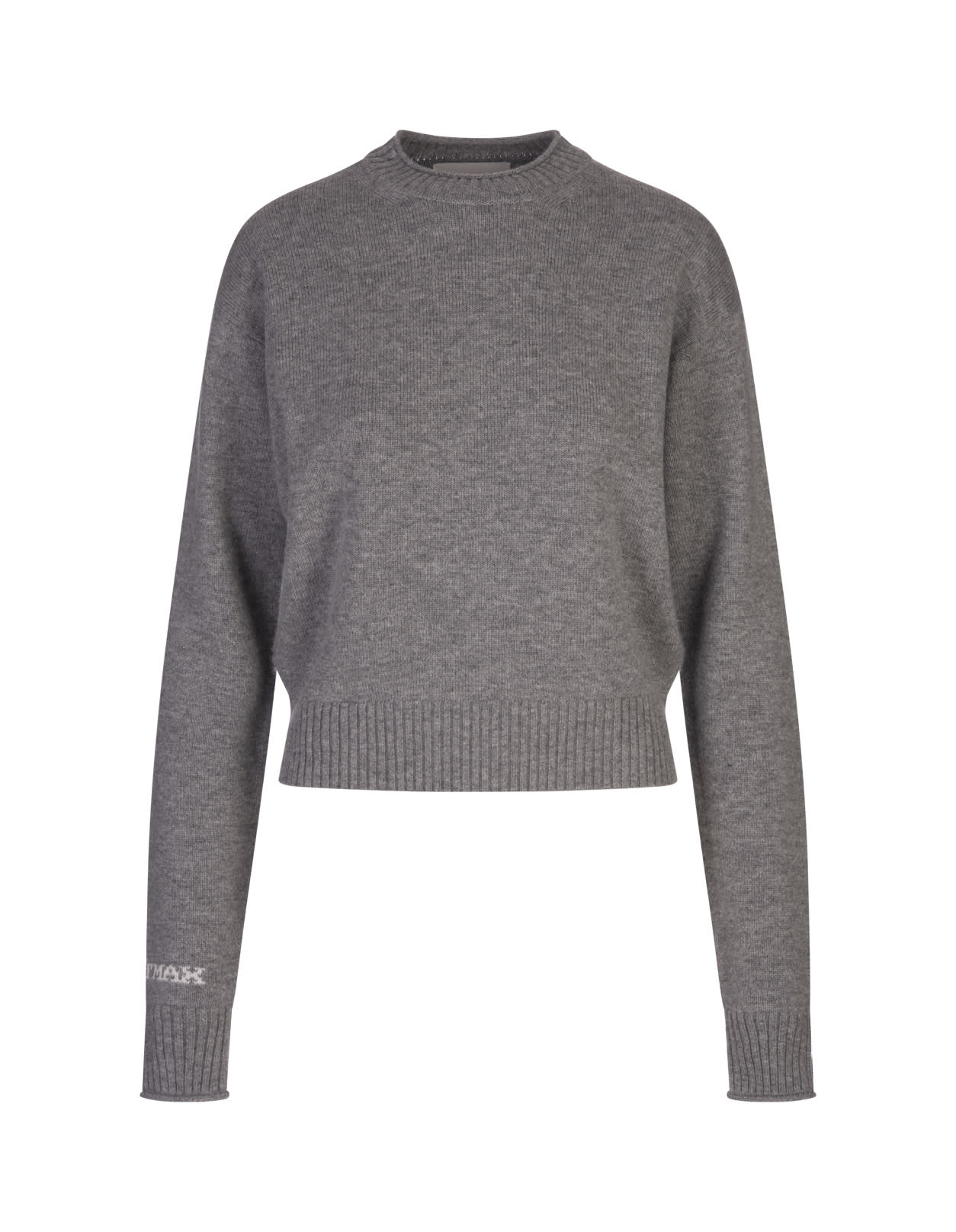 Shop Sportmax Grey Agadir1234 Sweater