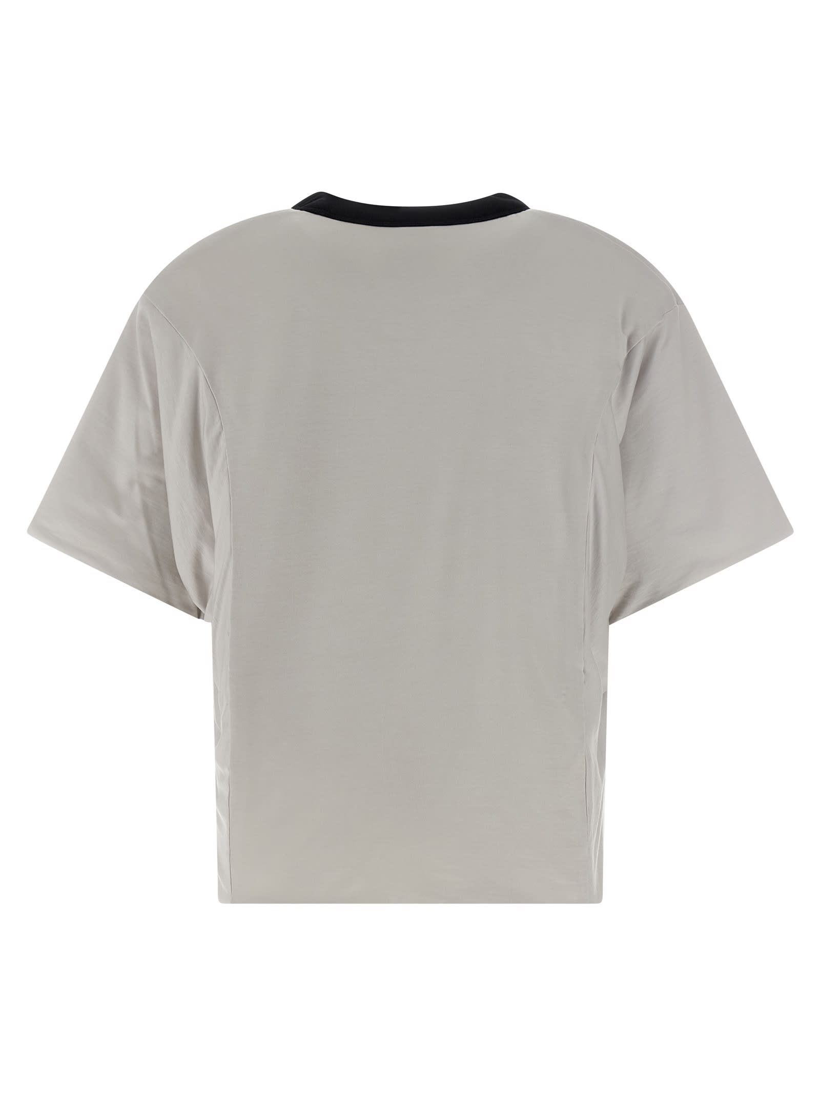 Y-3 Padded T-shirt In Gray
