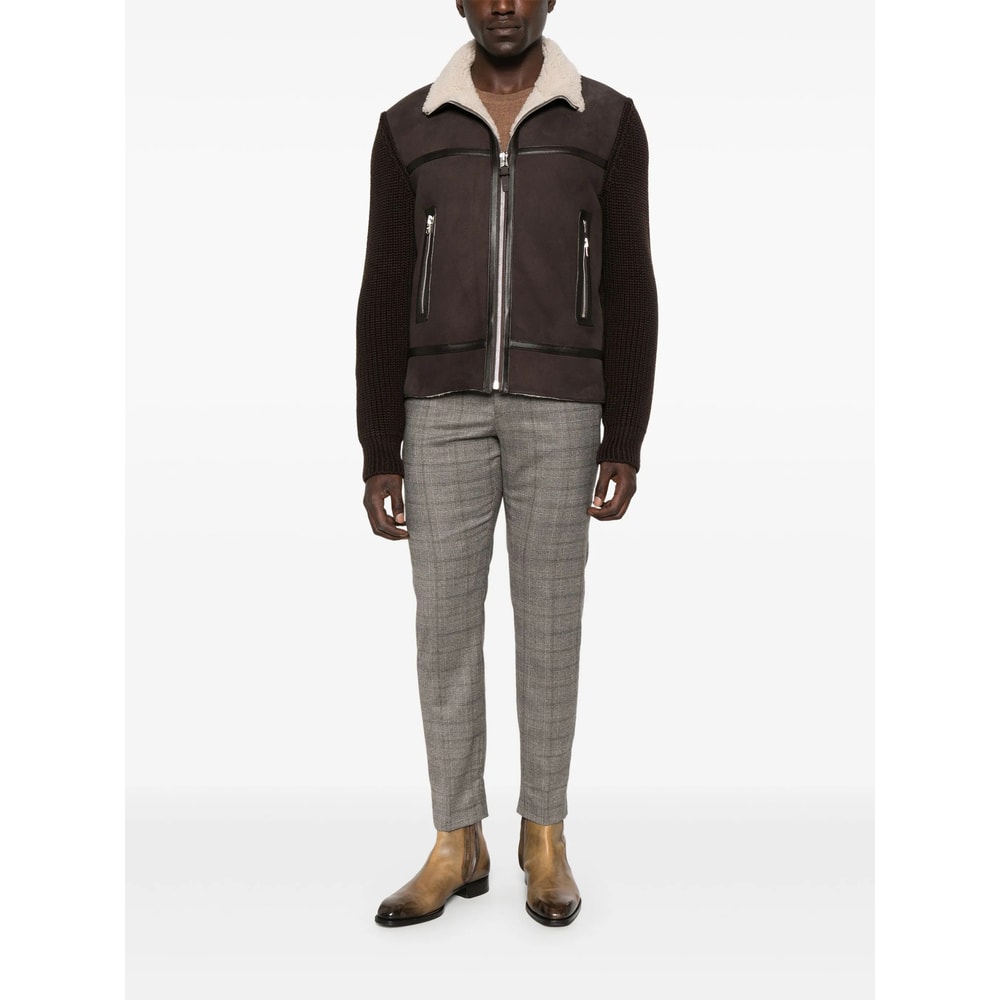 Pt Torino Pants Gray, Brown In Gray