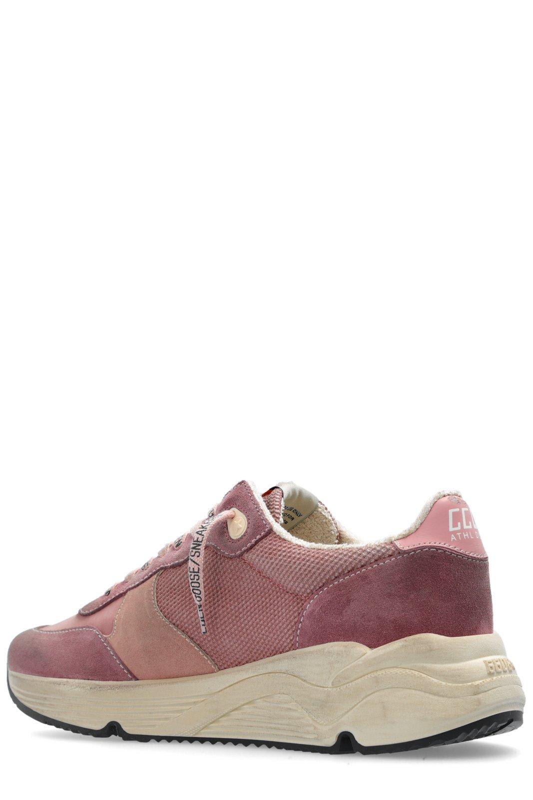 Shop Golden Goose Running Sneakers In Ash Rose/mauve/antique Pink