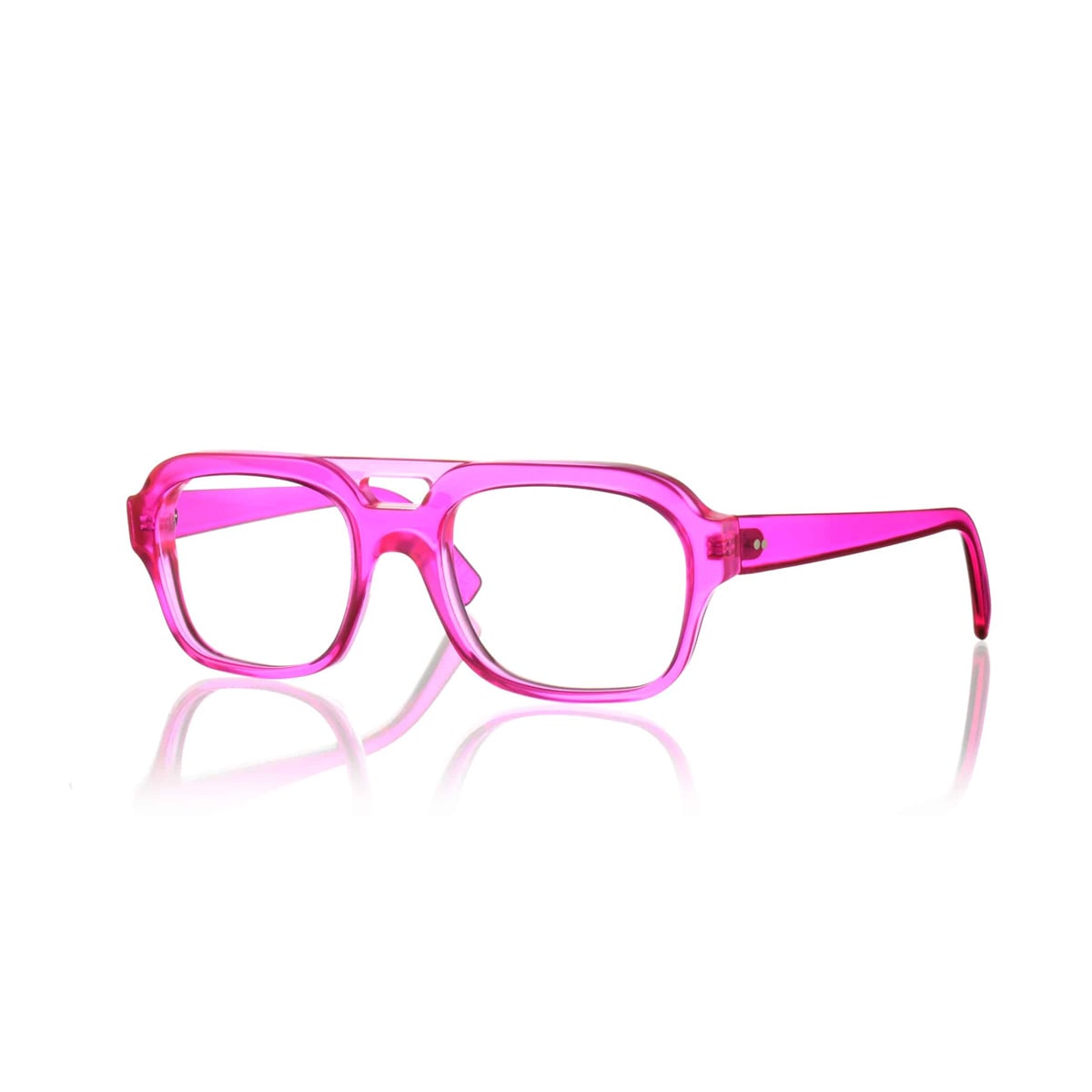 Shop Kirk &amp; Kirk Finn K21 Fucsia Glasses In Rosa