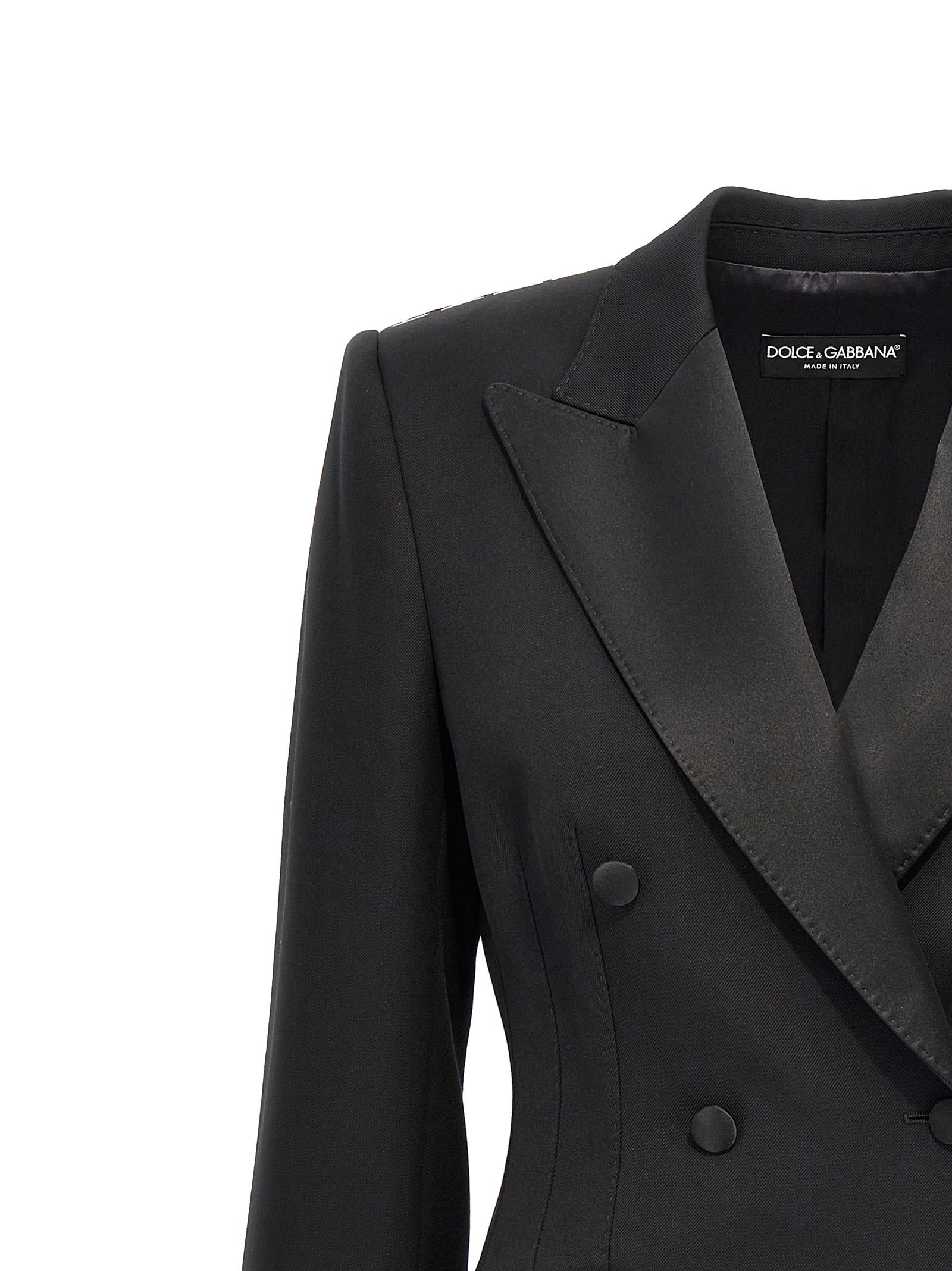 Shop Dolce & Gabbana Turlington Blazer In Black