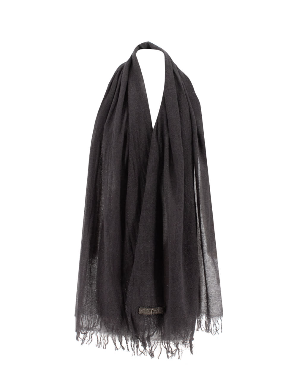 Fabiana Filippi Fringed Scarf In Pepe
