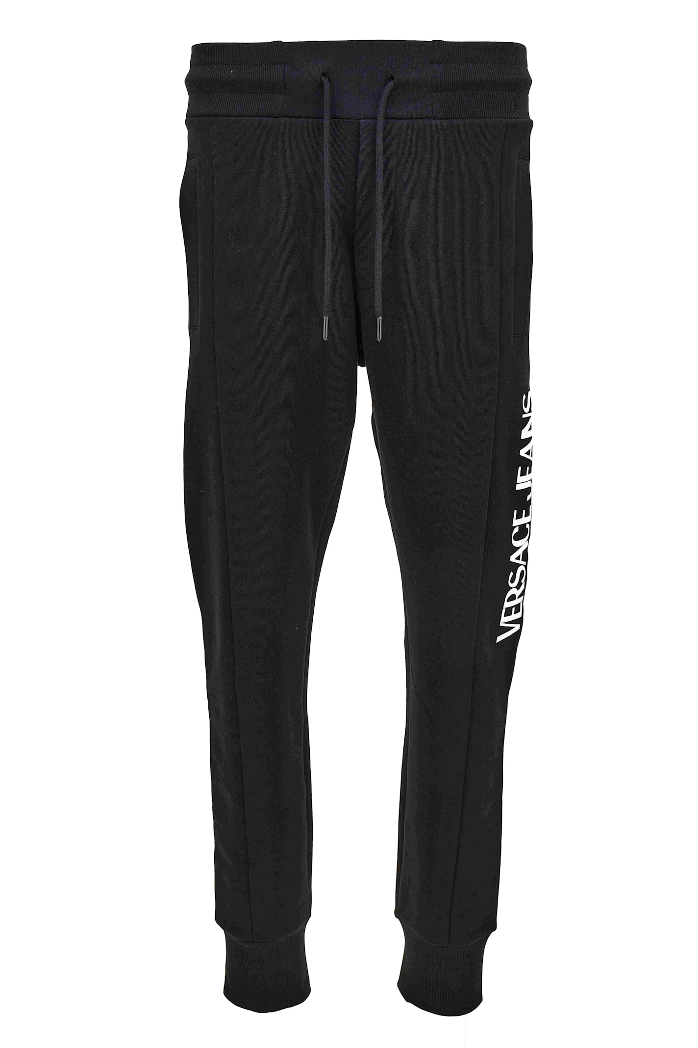 Shop Versace Jeans Couture Pants In Black