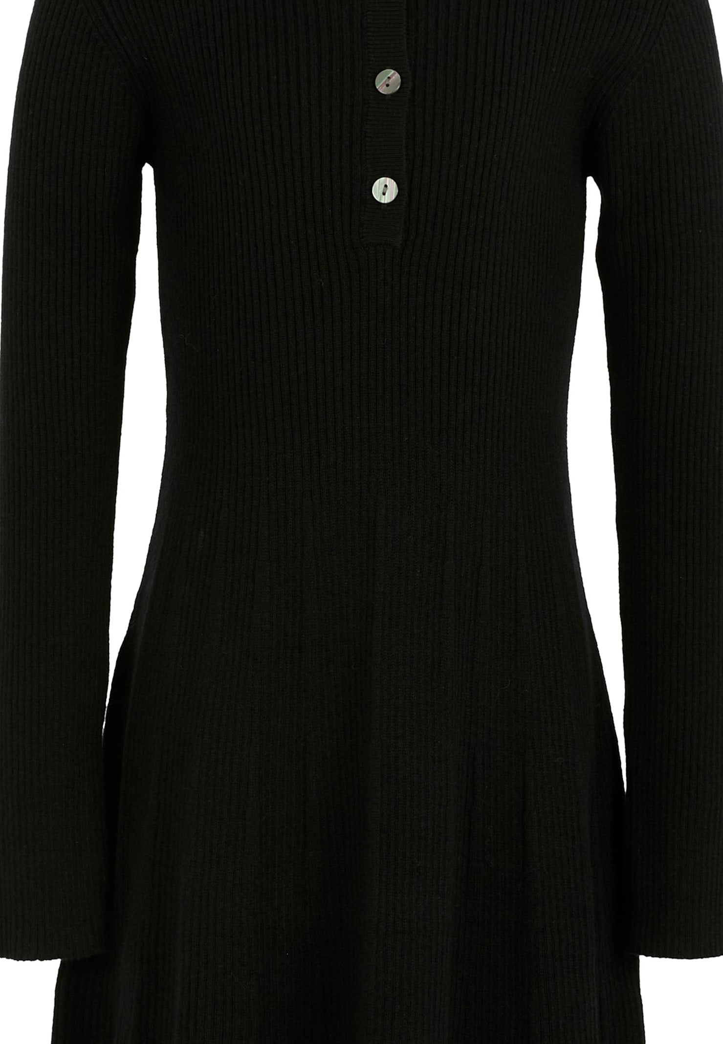 Molo Black Dress For Girl In Black