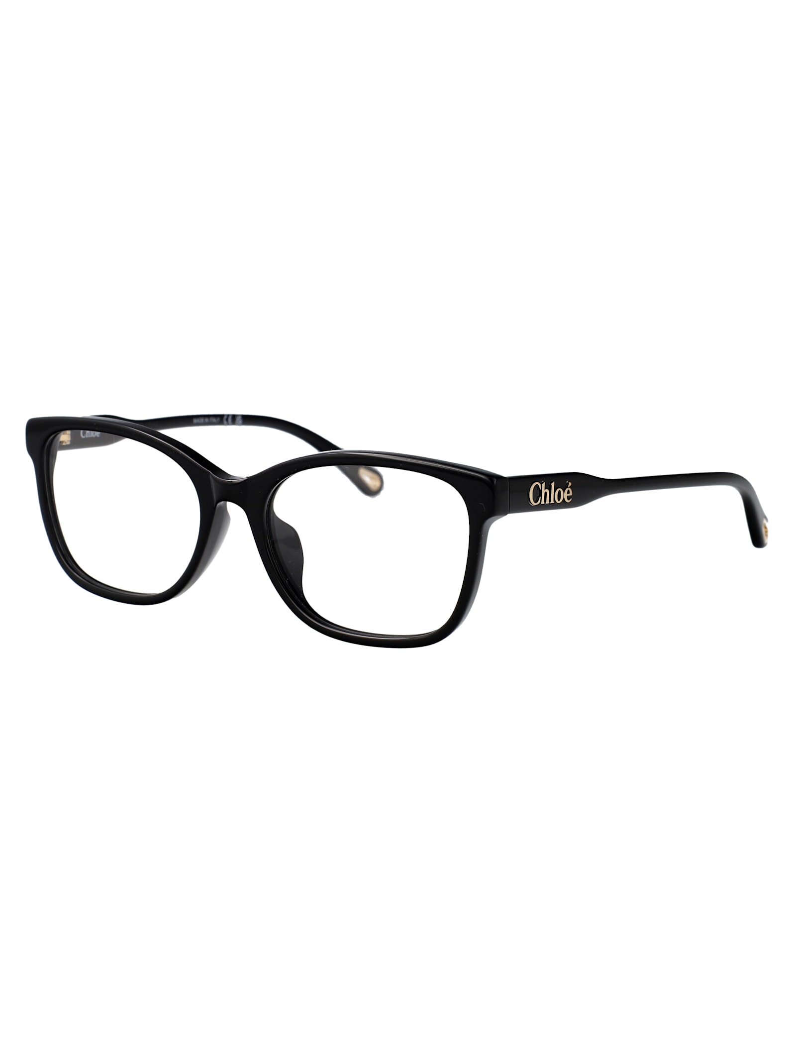 Chloé Ch0276oa Glasses In Black-black-transparent