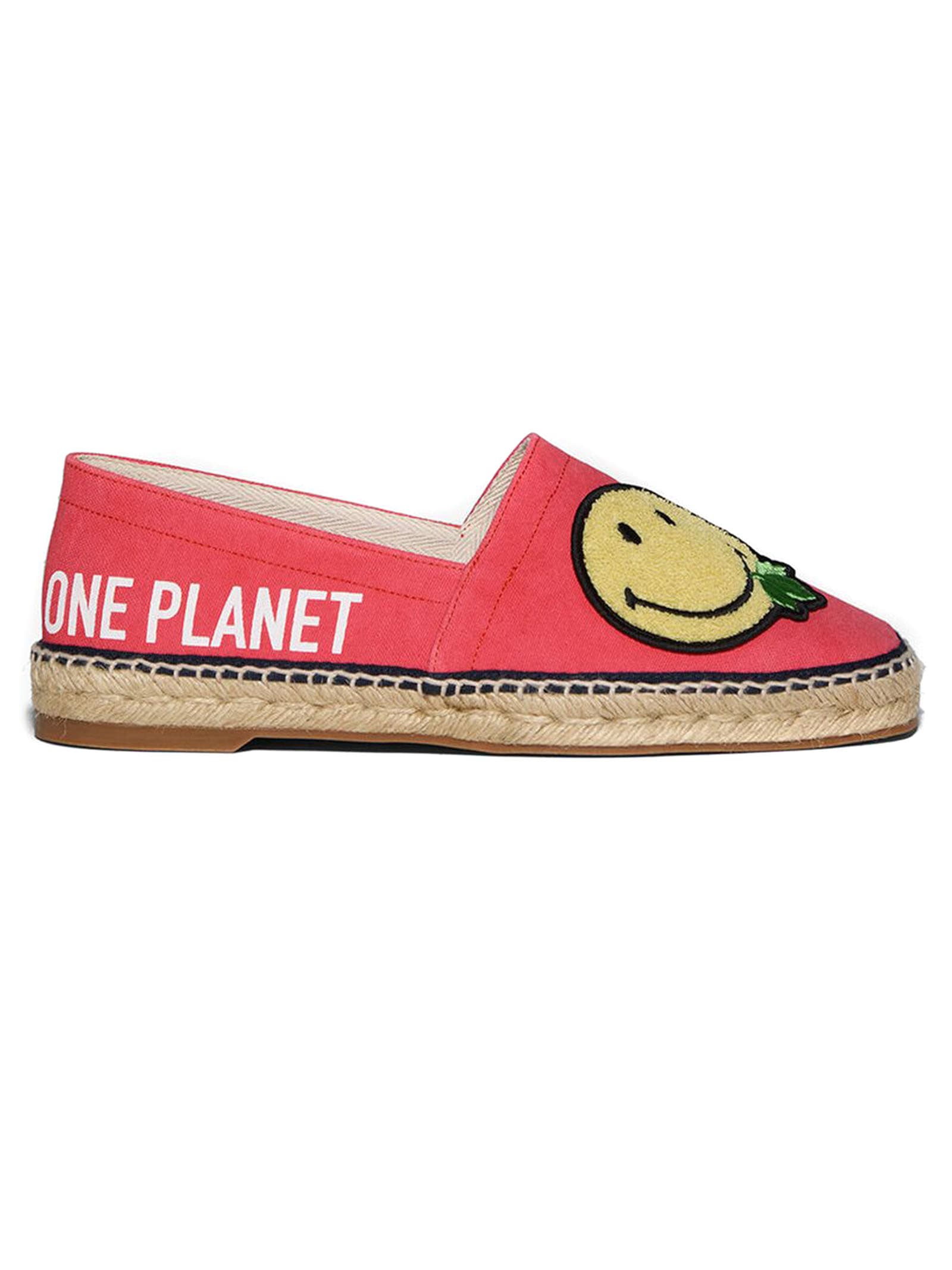 Dsquared2 Flame Red Cotton Espadrilles