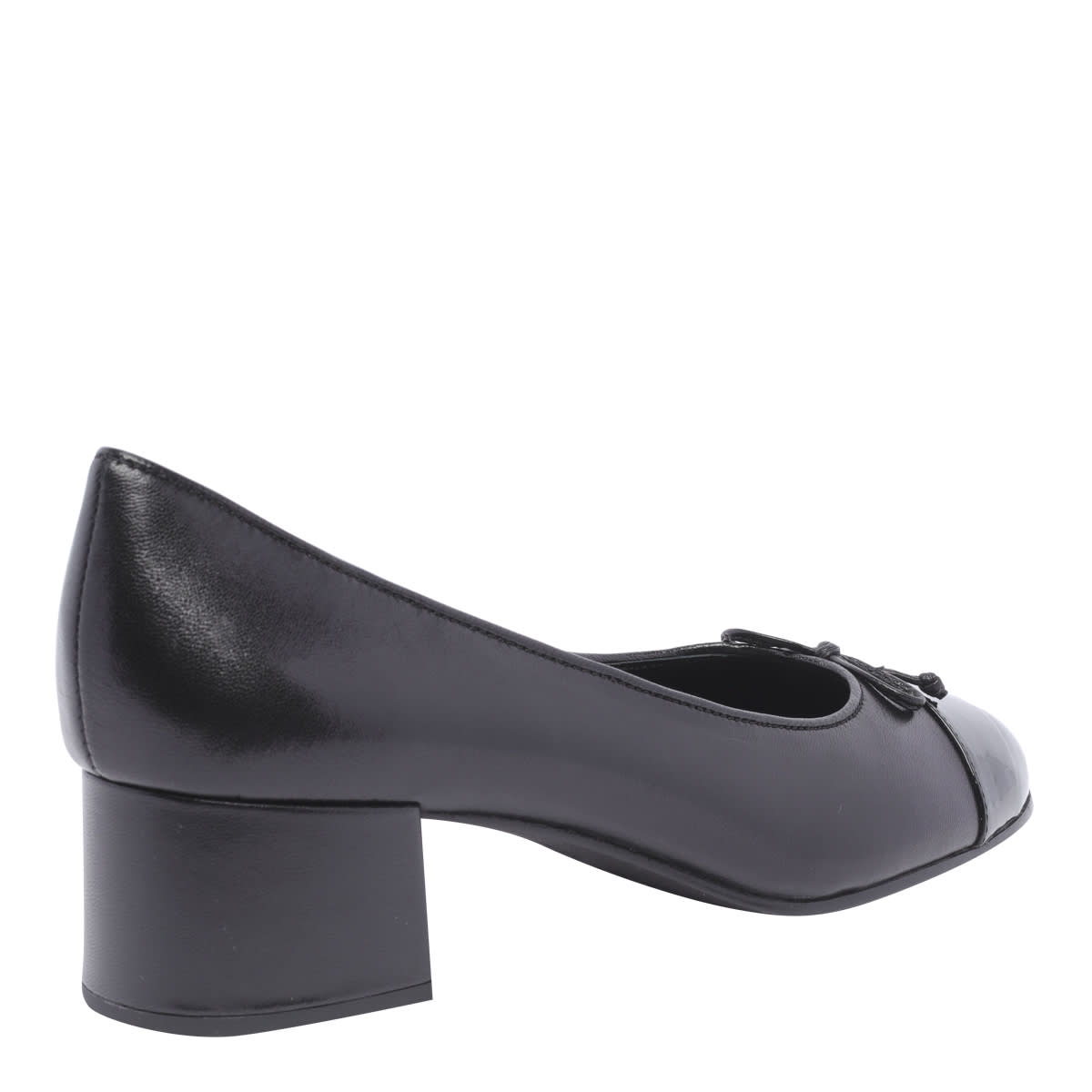 Shop Tory Burch Bow Pumps In Black