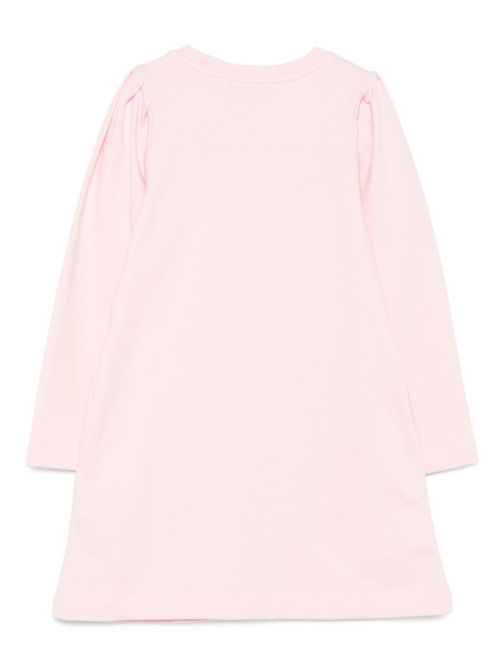 Moschino Kids Printed Dress In Pink