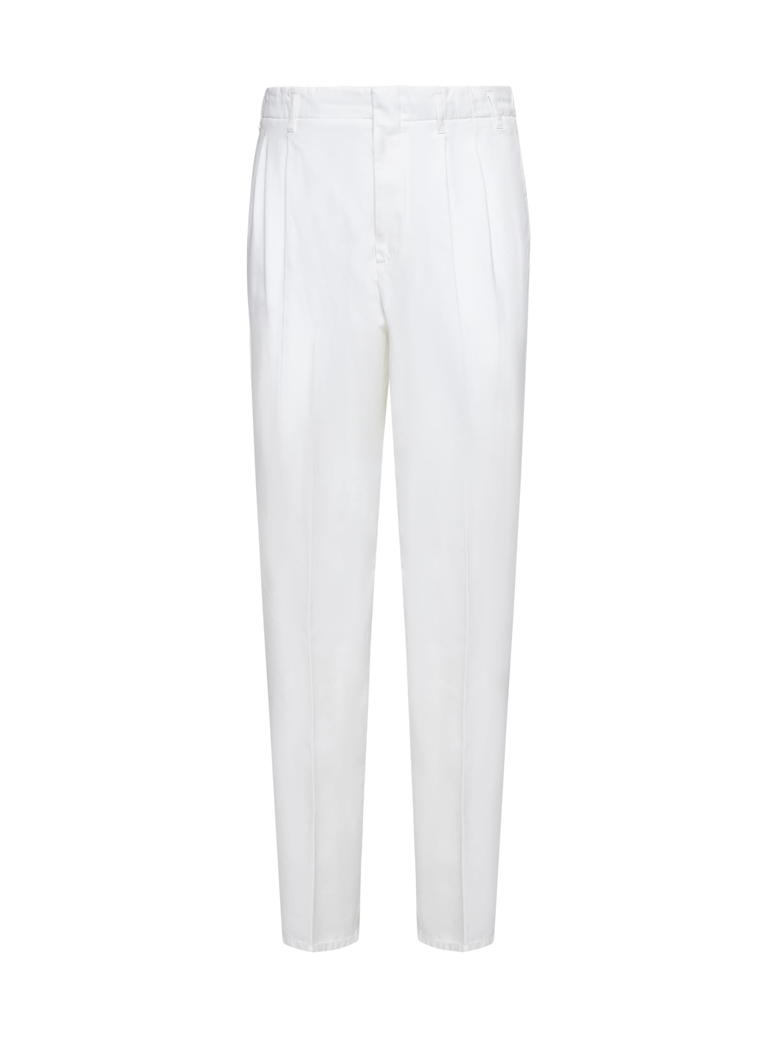 Shop Brunello Cucinelli Pants In Offwhite