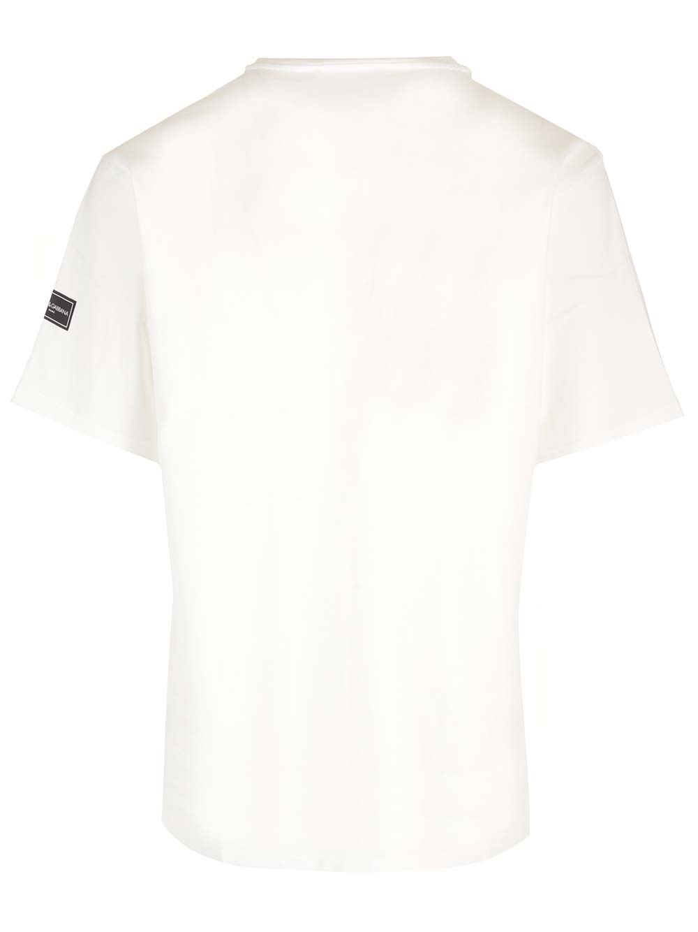 Shop Dolce & Gabbana Crew Neck T-shirt In Bianco