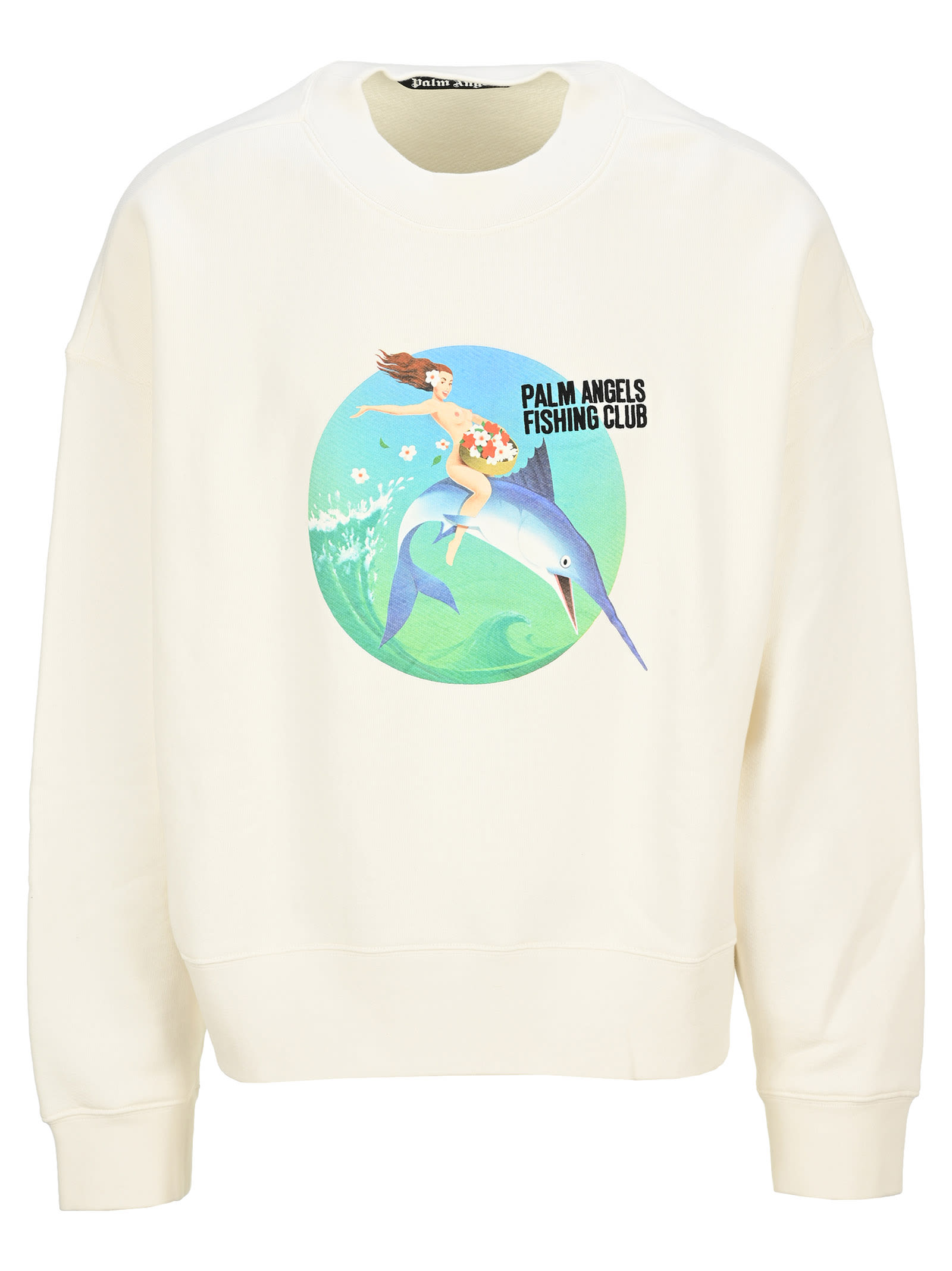 Palm Angels Fishing Club Logo Sweatshirt