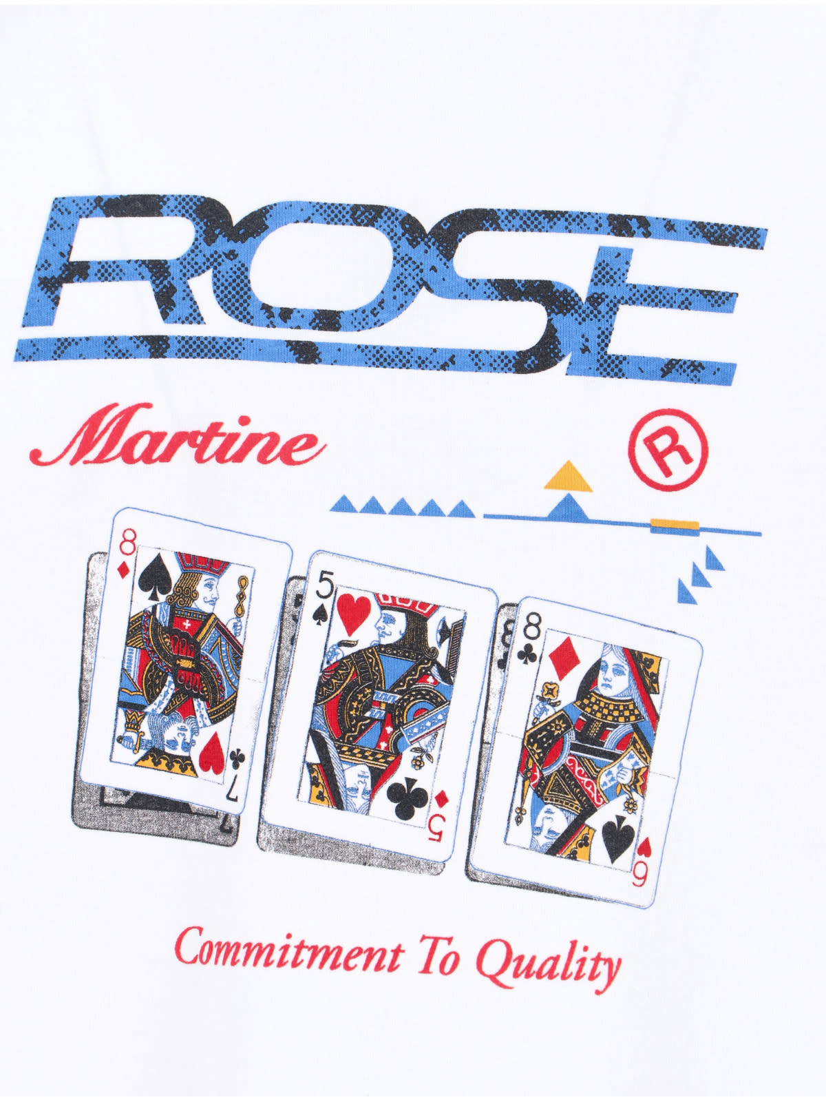 Martine Rose Graphic Print Relaxed Fit T-shirt In White