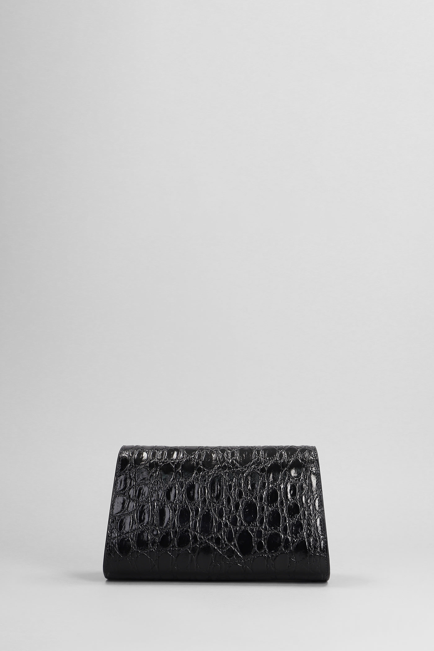 Giuseppe Zanotti Cleopatra Shoulder Bag In Black Leather In Black