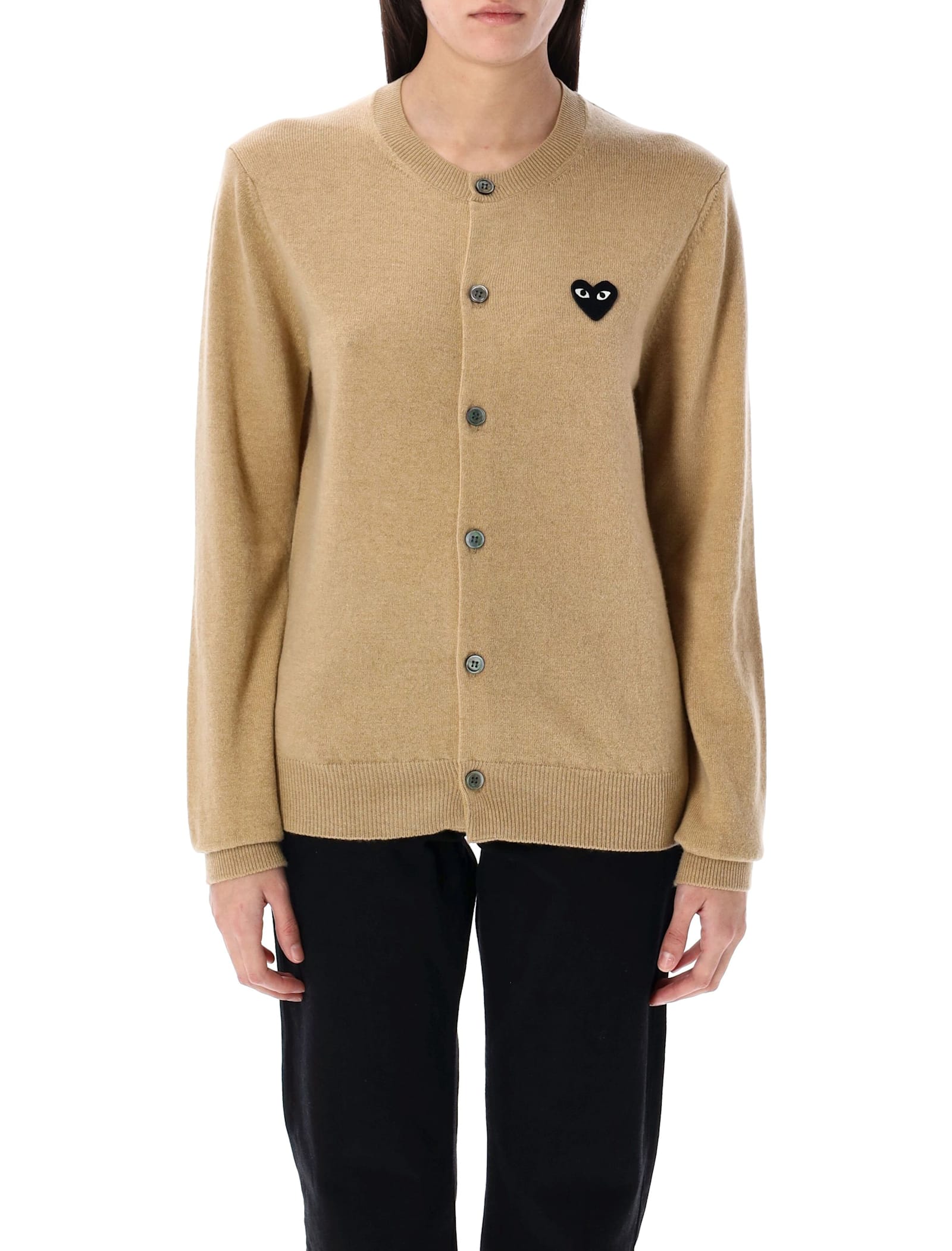 Comme des Garçons Play Cardigan Black Heart Patch