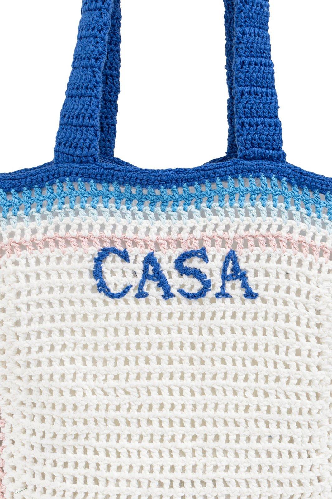Casablanca Crochet Bag In Multicolor